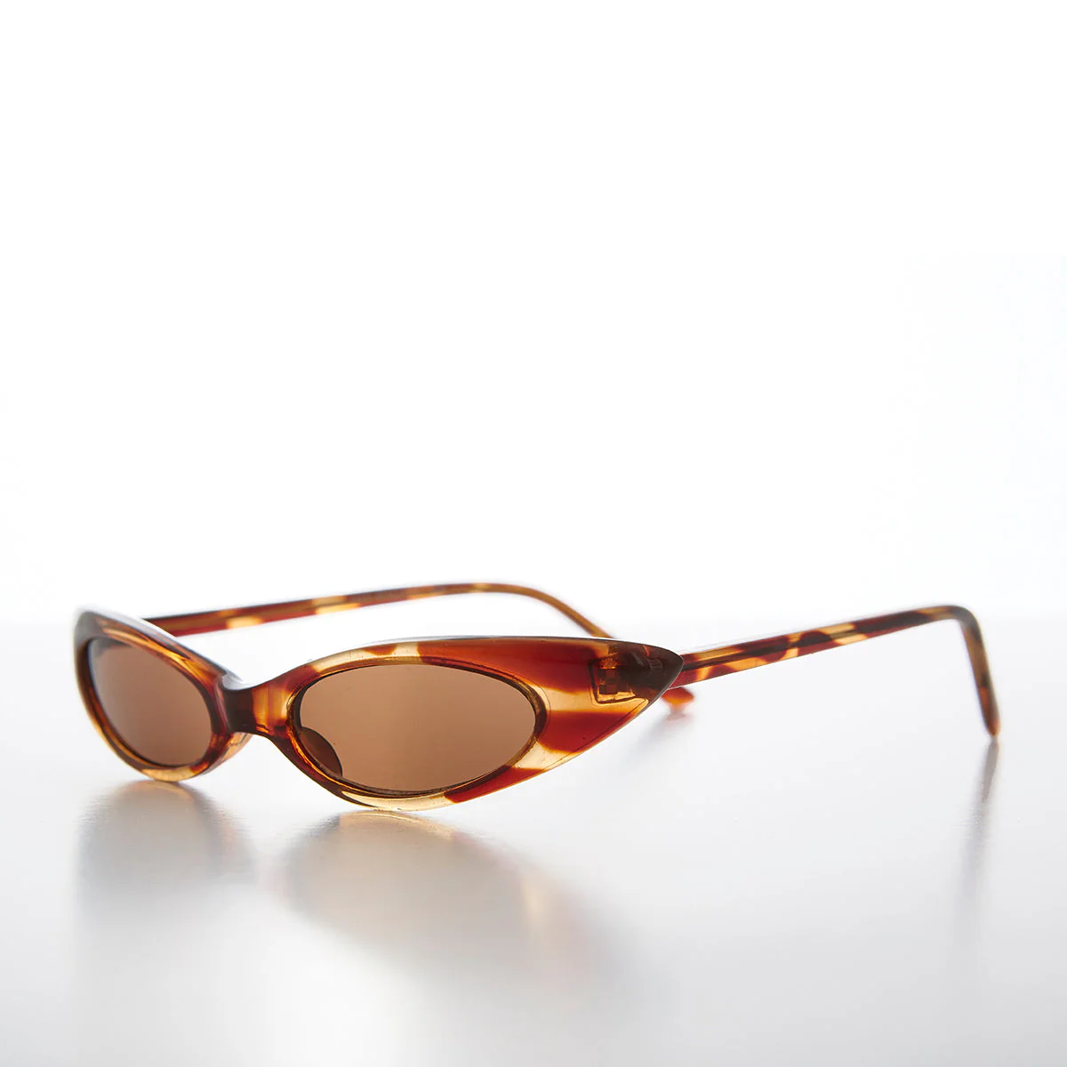 Skinny Punk Rock Cat Eye Sunglass - Slim - Image 4