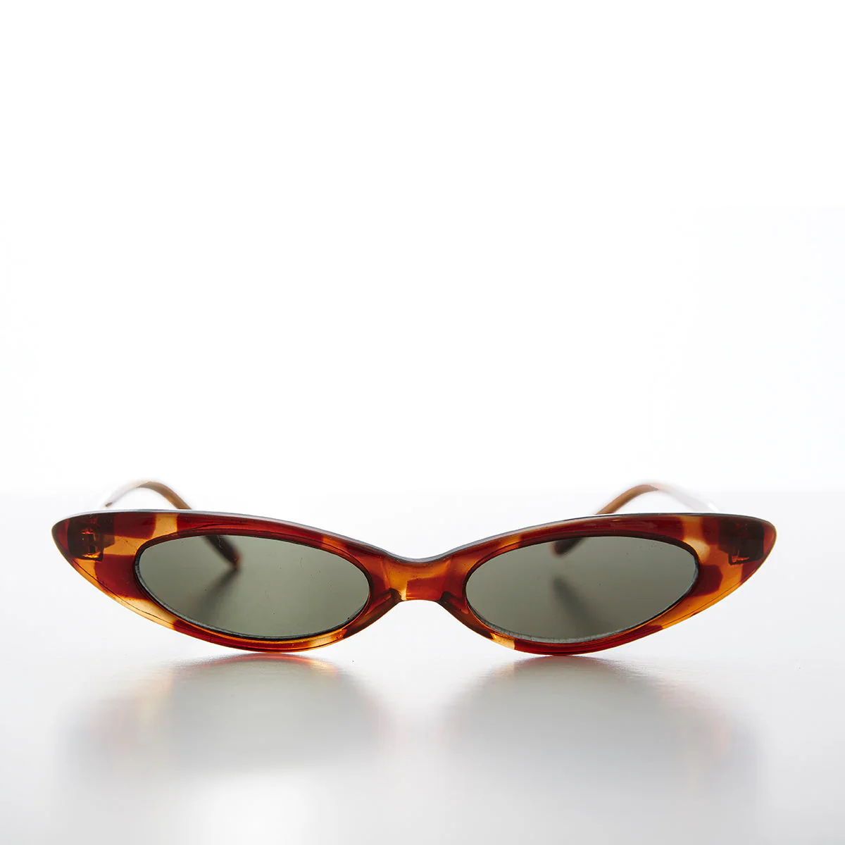 Skinny Punk Rock Cat Eye Sunglass - Slim - Image 5