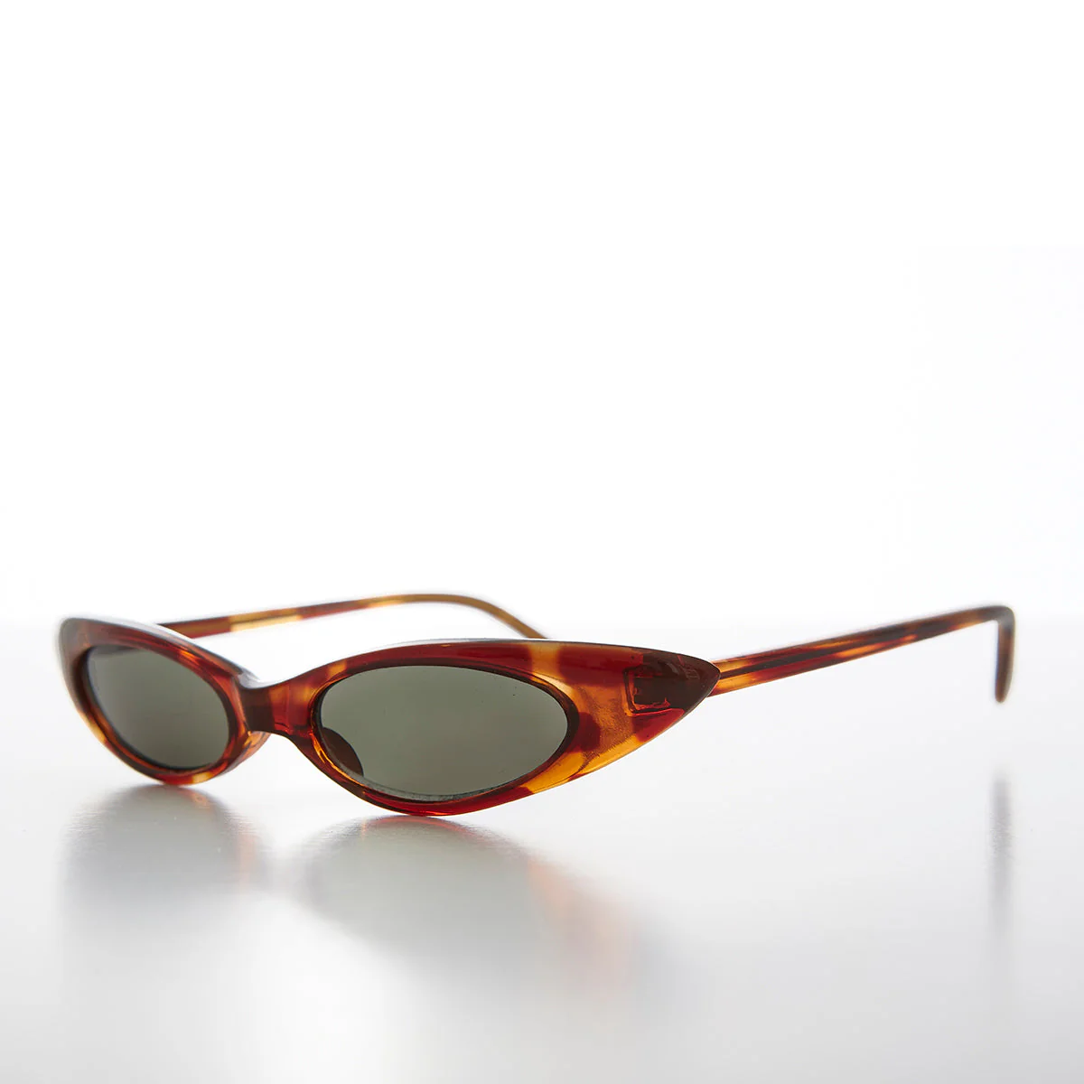 Skinny Punk Rock Cat Eye Sunglass - Slim - Image 6