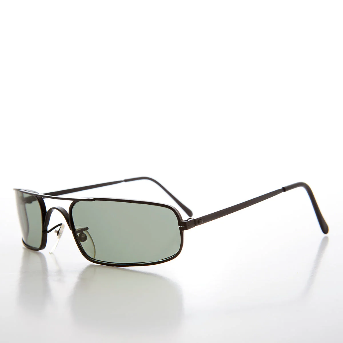 Skinny Sporty Curved Vintage Aviator Sunglass - Kobe - Image 2
