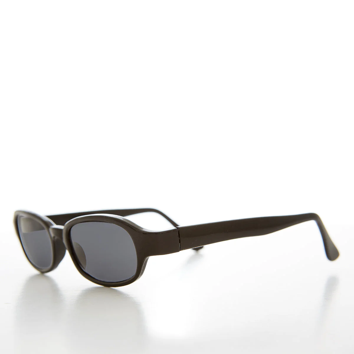 Slim Mod Small Rectangle Vintage 90s Sunglasses - Guppy - Image 2