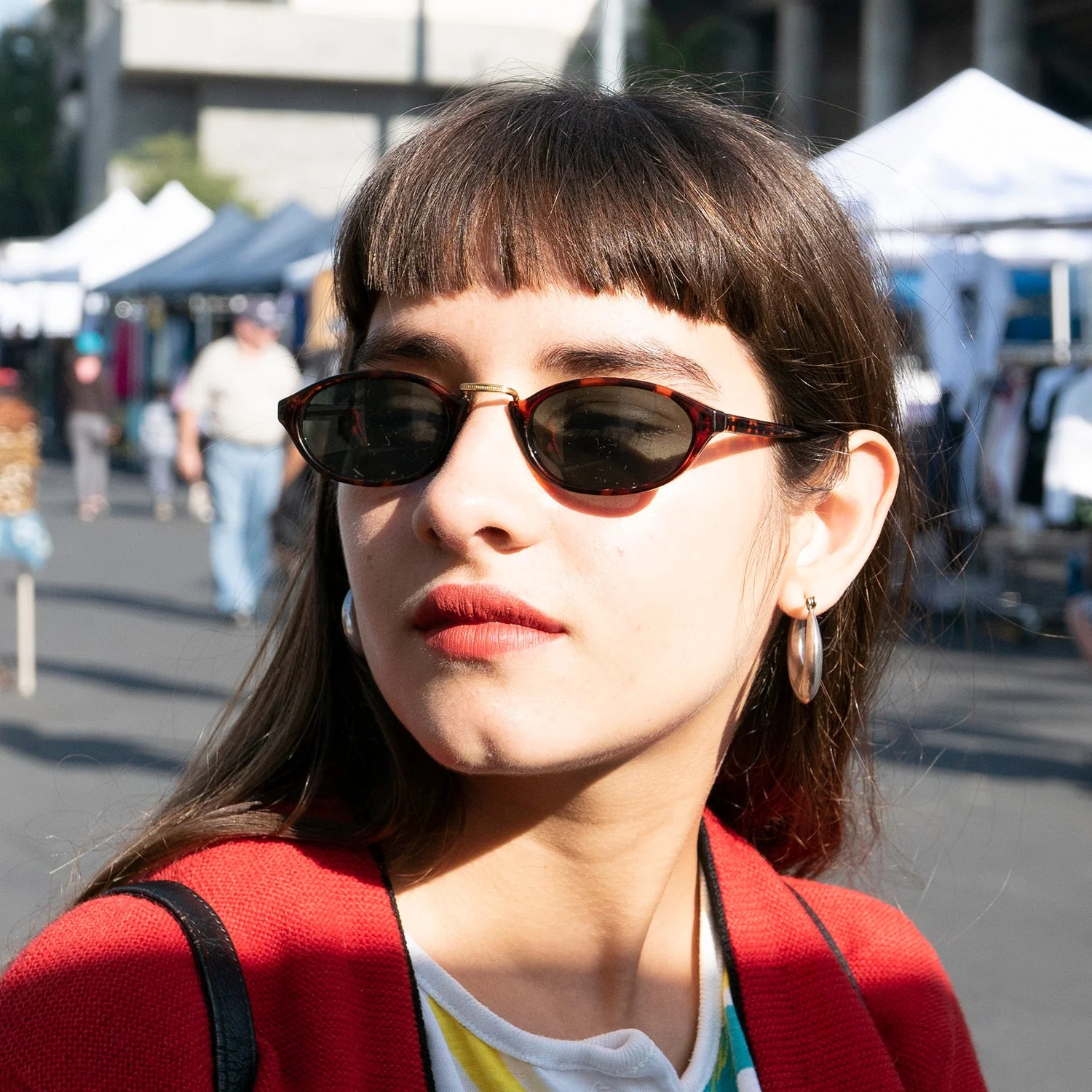 Slim Punk Rockabilly 90s Sunglass - Alexis - Image 3