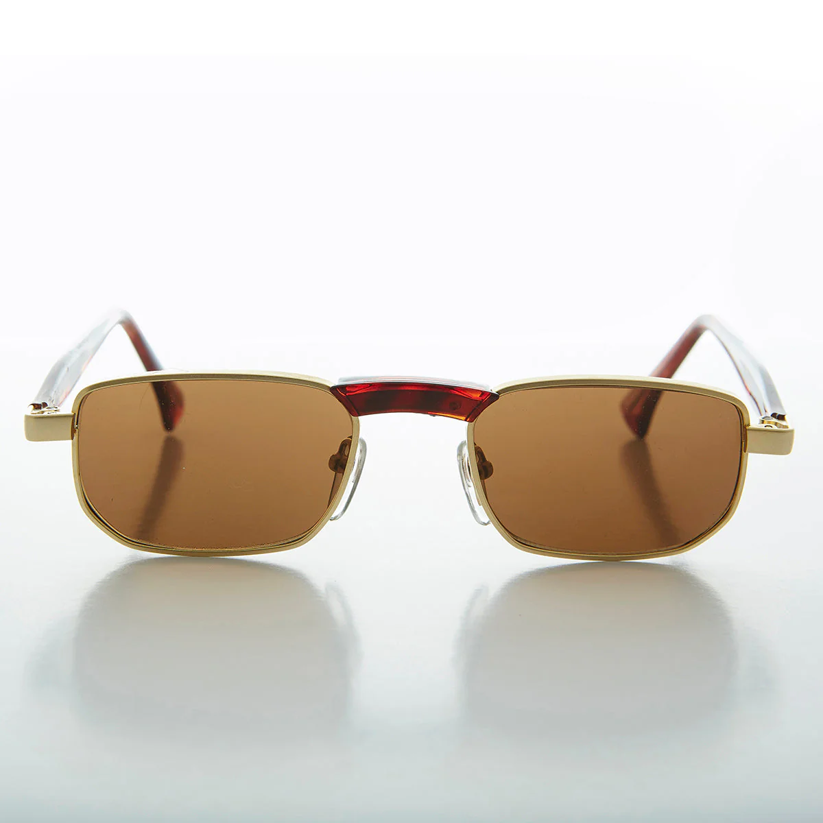 Slim Rectangle Vintage Sunglasses - Hank - Image 6
