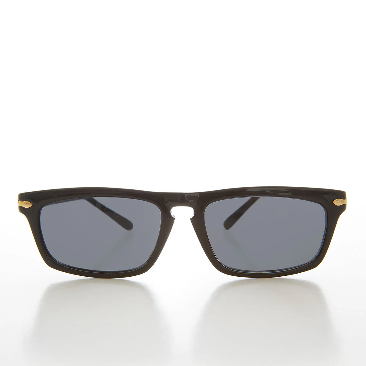 Slim Rectangular Beatnik Vintage Sunglass - Wilde