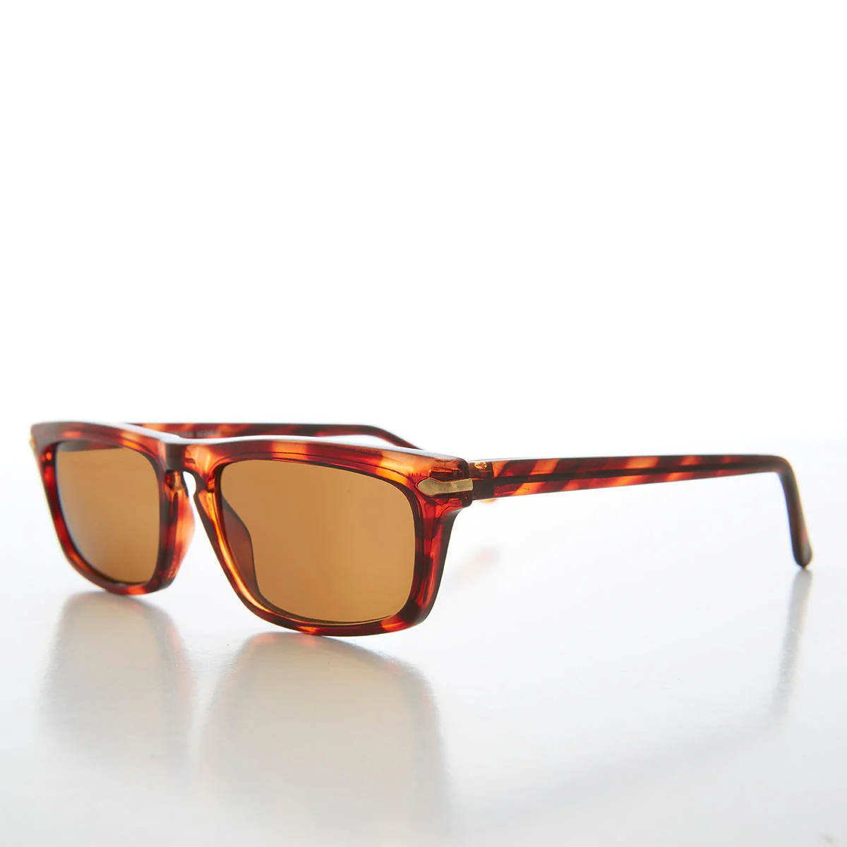 Slim Rectangular Beatnik Vintage Sunglass - Wilde - Image 4