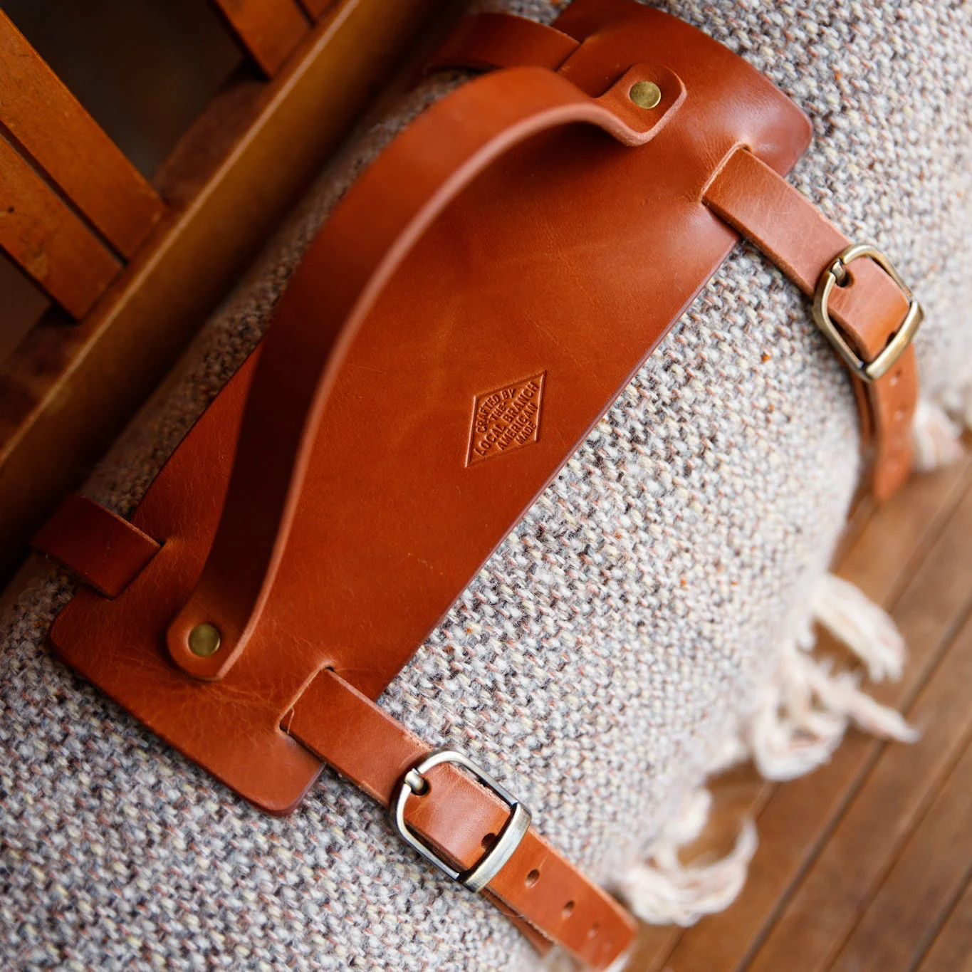Small Batch Campfire Blanket with Carrier - USA Made - Image 2