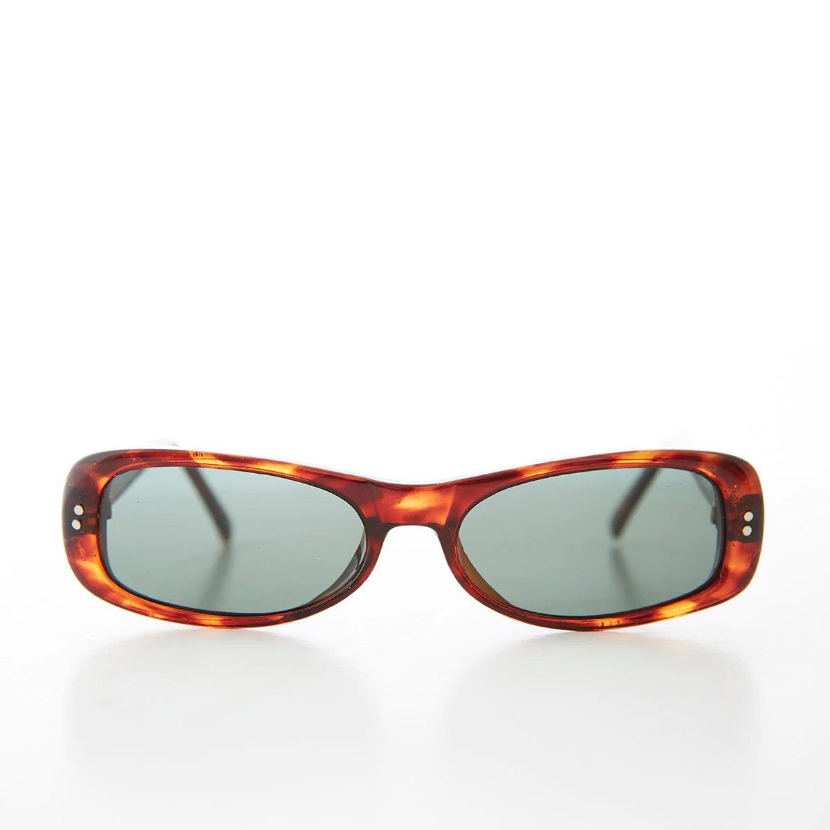 Small Fit Mod Rectangle Vintage Sunglasses - Velez - Image 2
