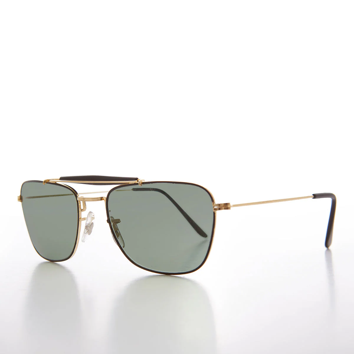 Small Metal Vintage Pilot Sunglasses - Milan - Image 2
