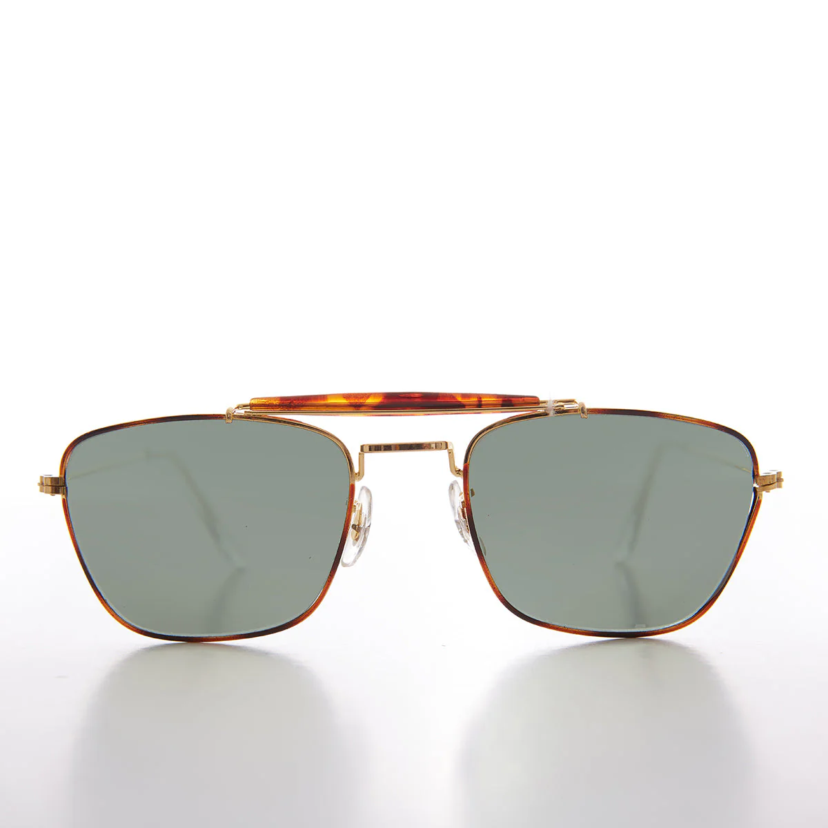 Small Metal Vintage Pilot Sunglasses - Milan - Image 3