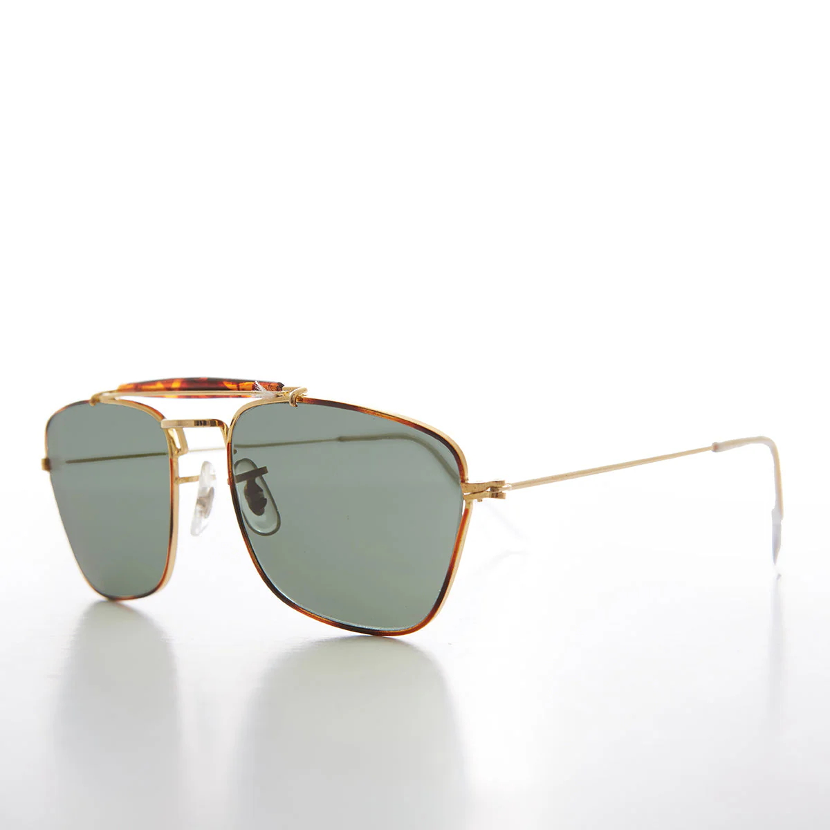 Small Metal Vintage Pilot Sunglasses - Milan - Image 4