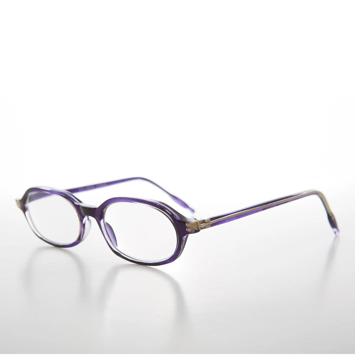Small Oval Half Frame Reading Glasses - Holly - Image 2