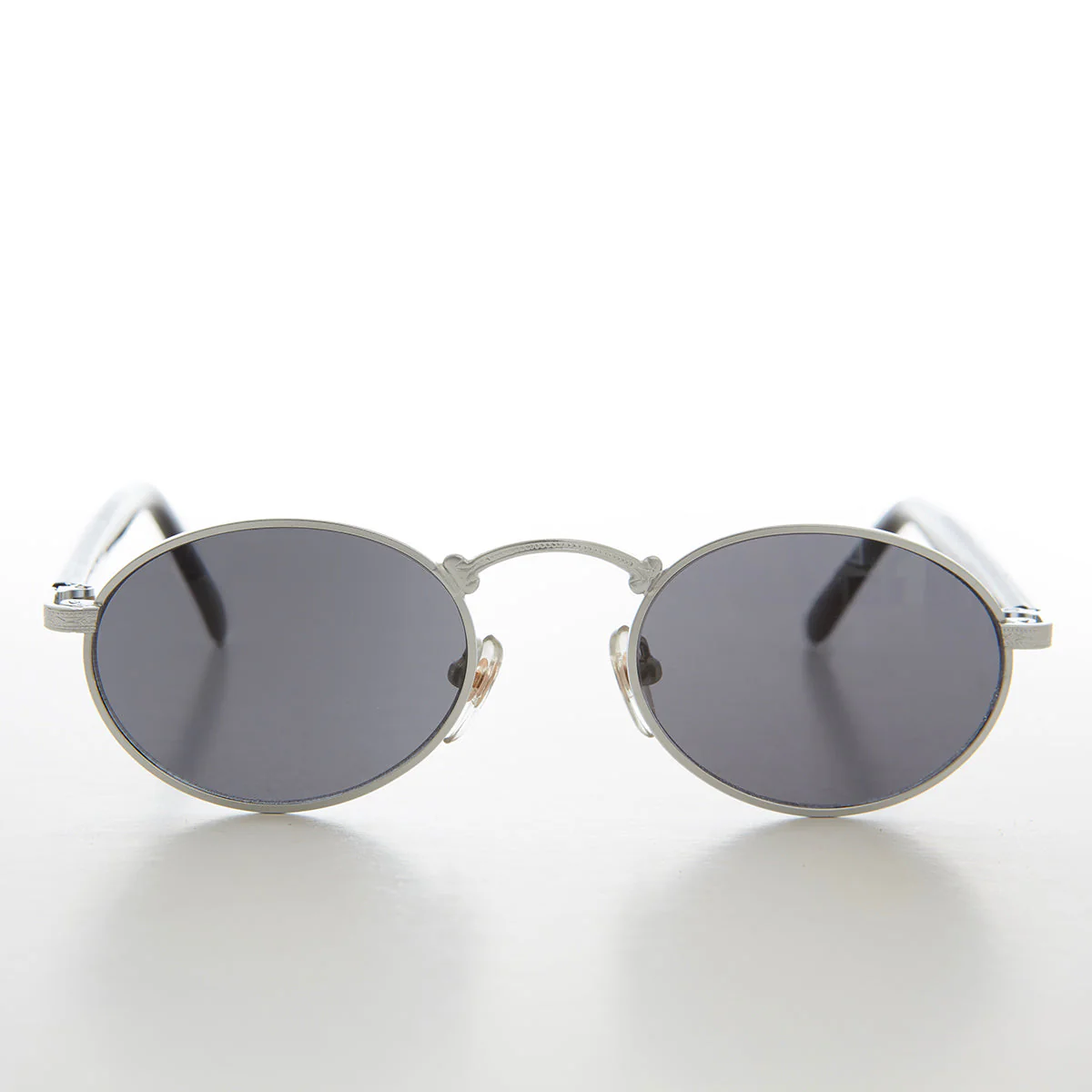 Small Oval Metal Vintage Sunglasses - Robin - Image 2