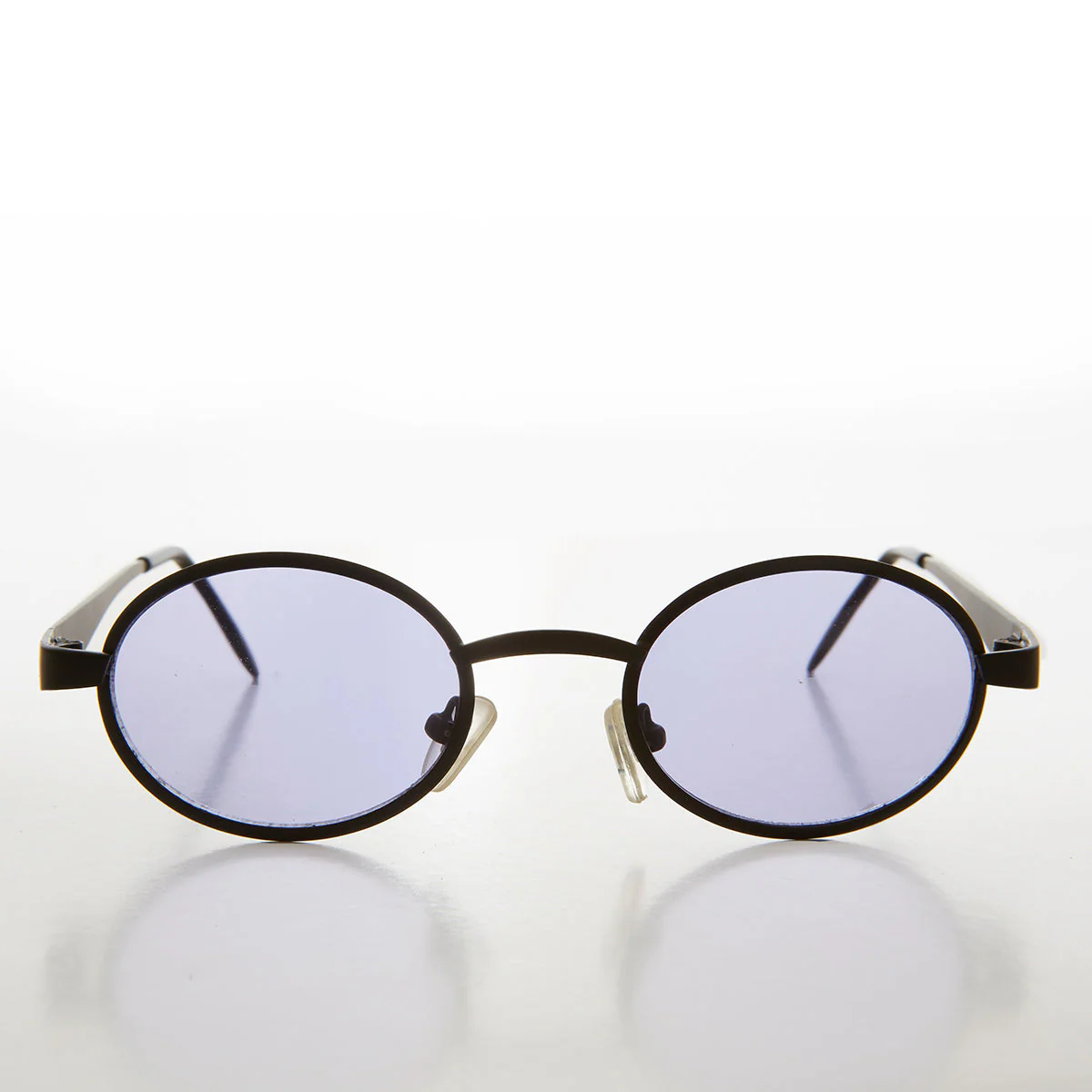 Small Oval Tinted Lens Vintage Sunglass - Far Out - Image 2