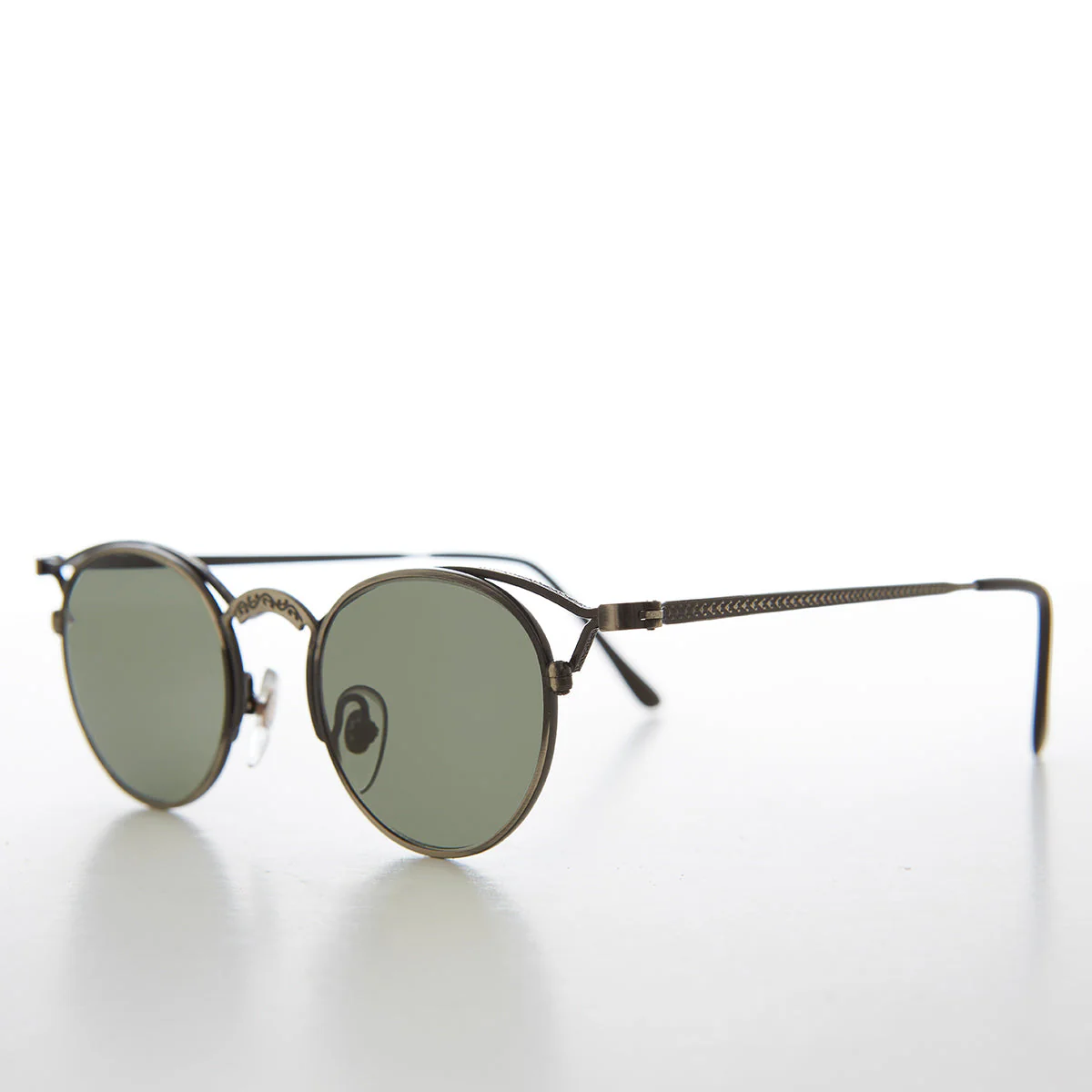 Small Round Elaborate Vintage Sunglasses - Nicky - Image 2