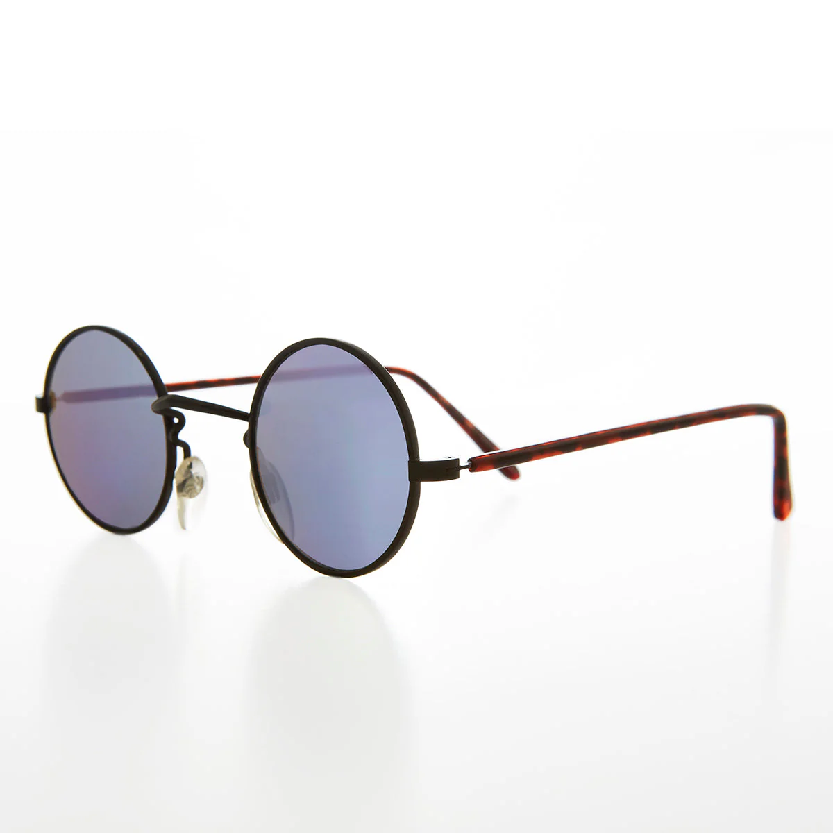 Small Round Hippy Mirror Lens Vintage Sunglass - Cana - Image 5