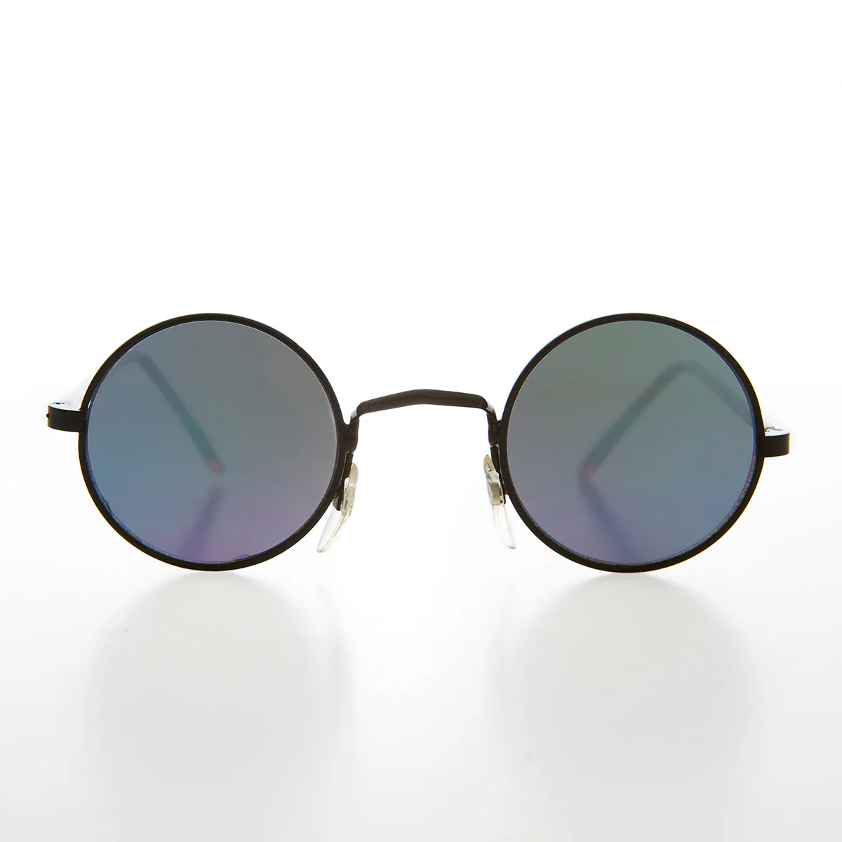 Small Round Hippy Mirror Lens Vintage Sunglass - Cana - Image 6