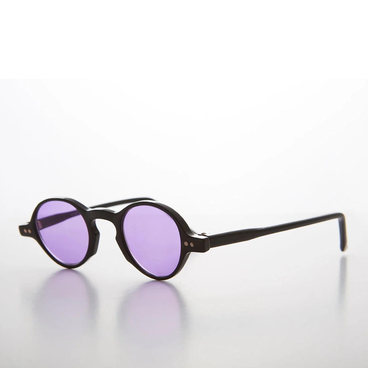 Small Spectacle Sunglass with Color Tinted Lens - Augie - Image 2