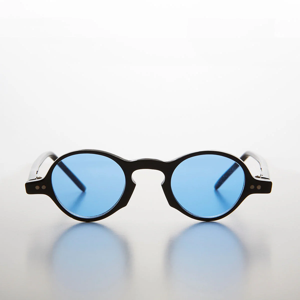 Small Spectacle Sunglass with Color Tinted Lens - Augie - Image 3