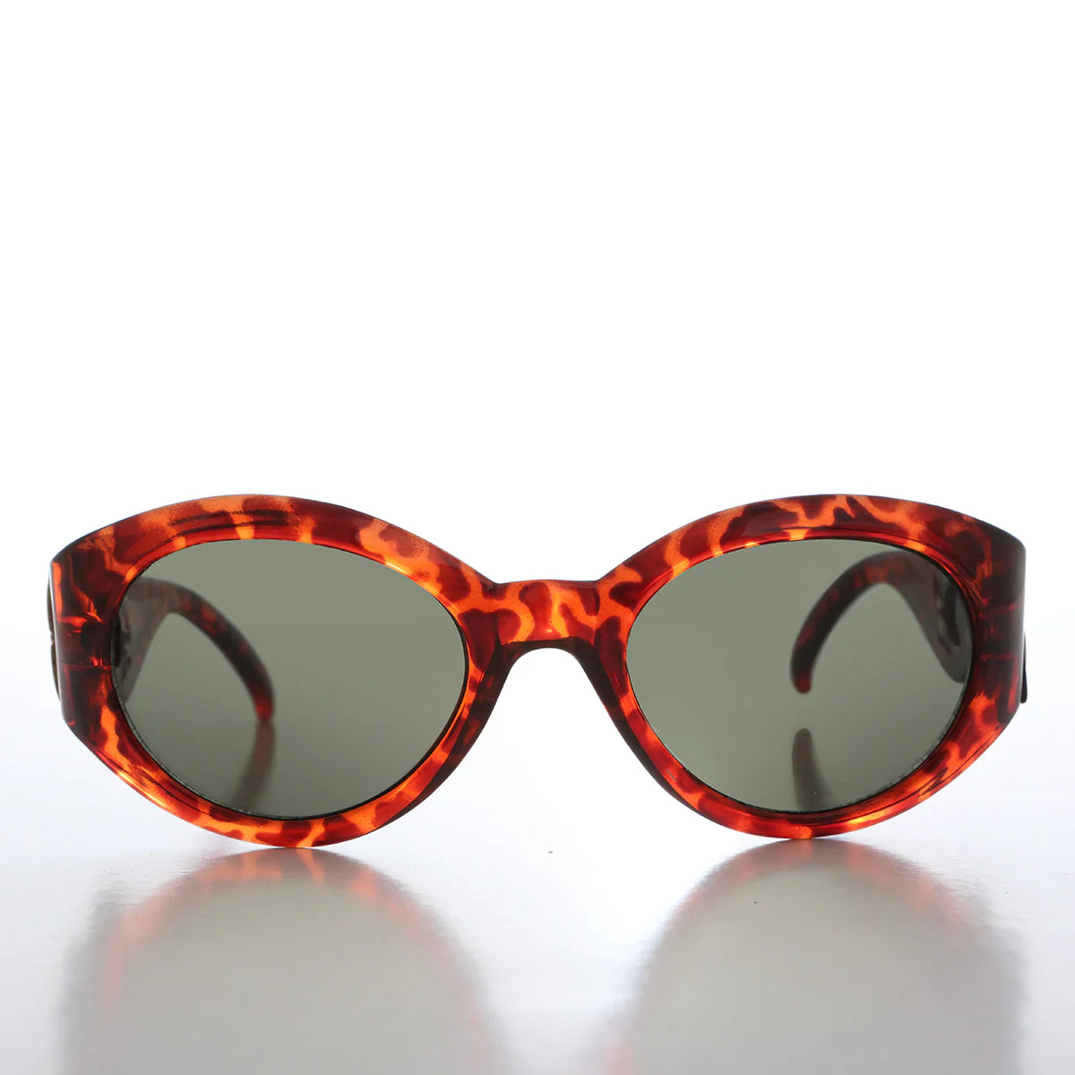 Sophisticated Round Women's Sunglasses - Swans - Image 2