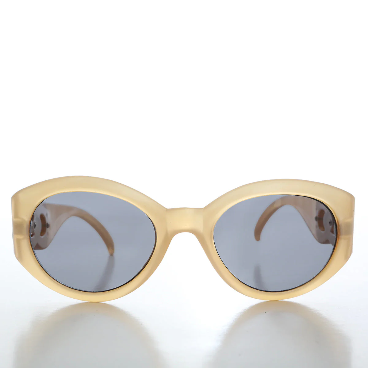 Sophisticated Round Women's Sunglasses - Swans - Image 6
