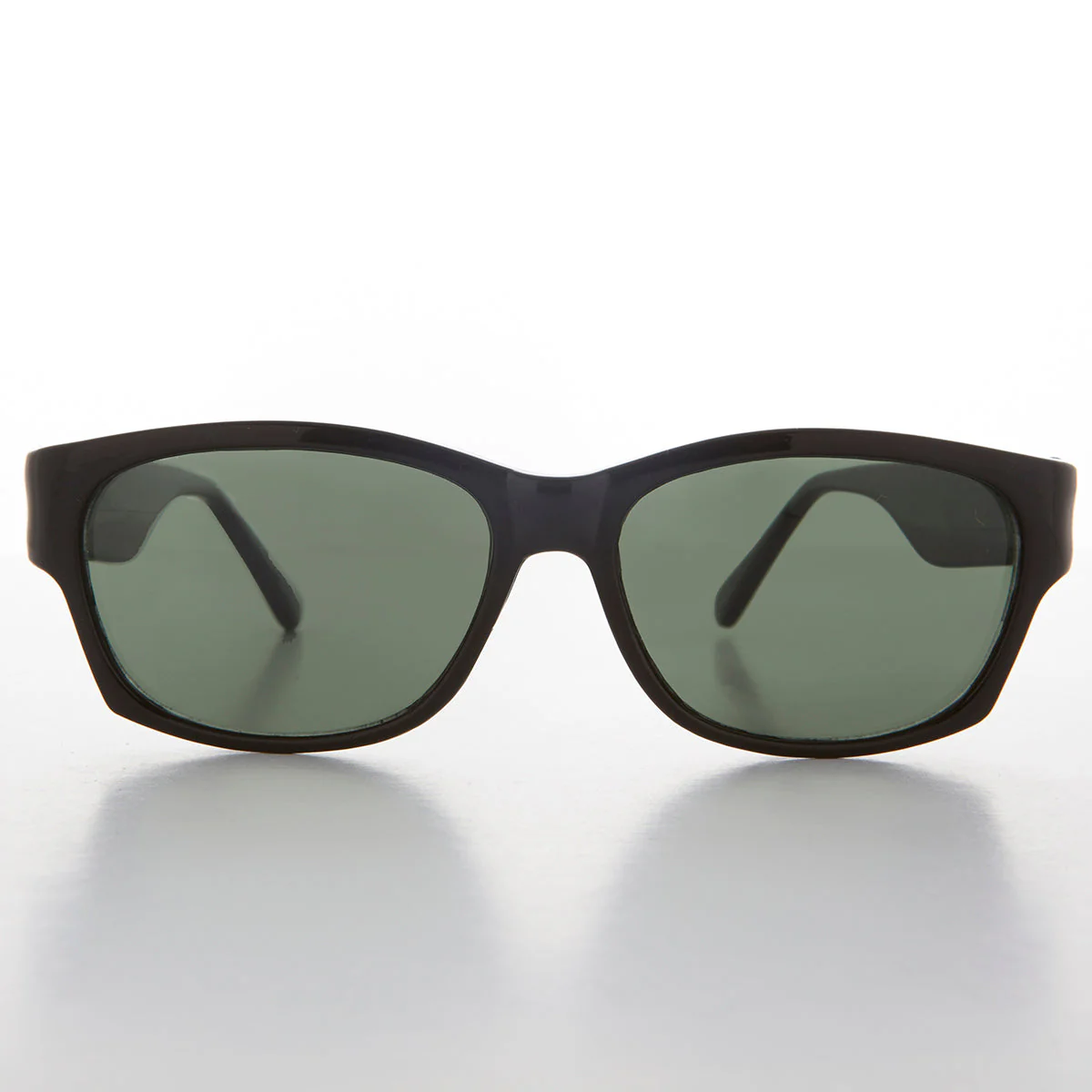 Sporty Vintage Wrap Style Sunglass with Wide Temples - Wiley - Image 3