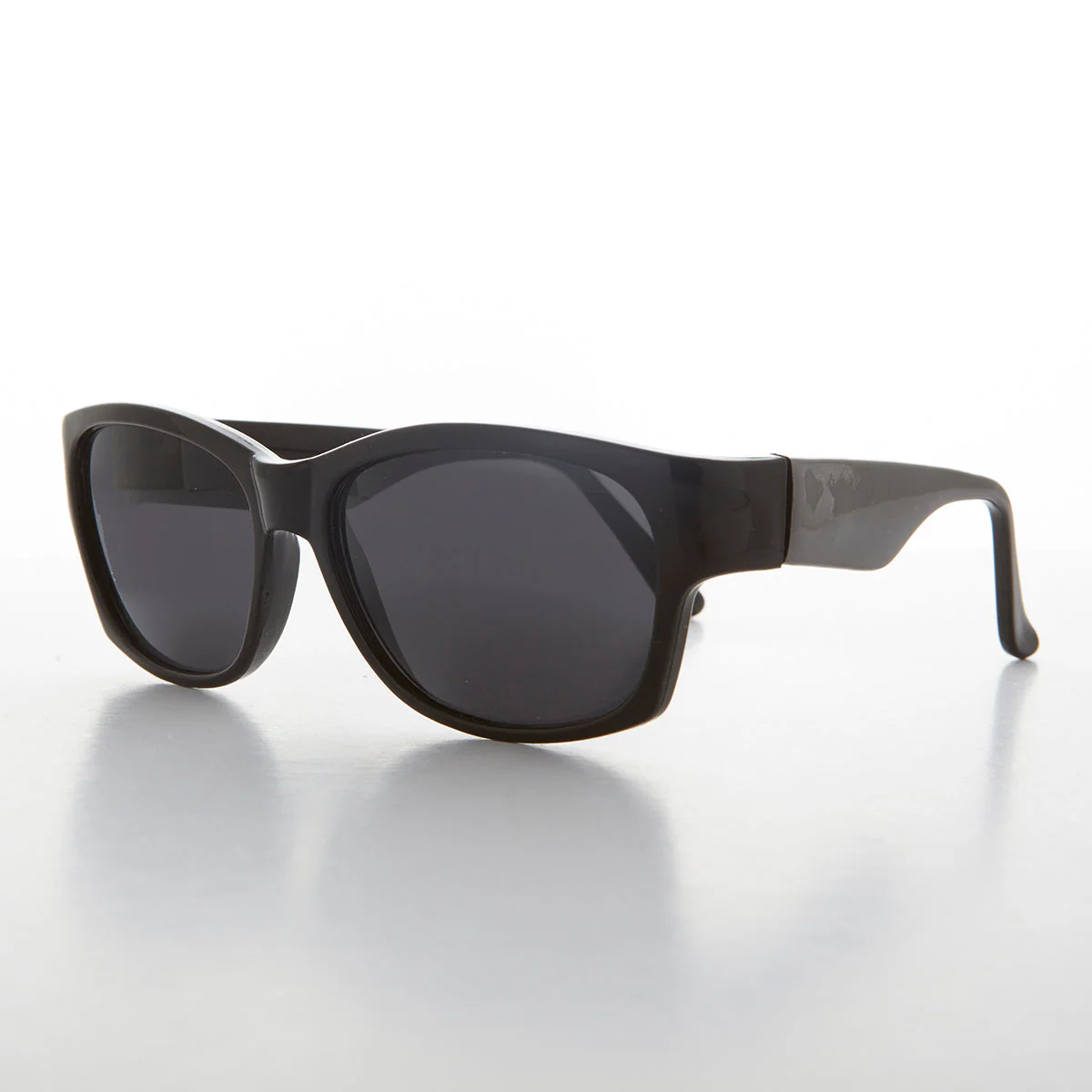 Sporty Vintage Wrap Style Sunglass with Wide Temples - Wiley - Image 6