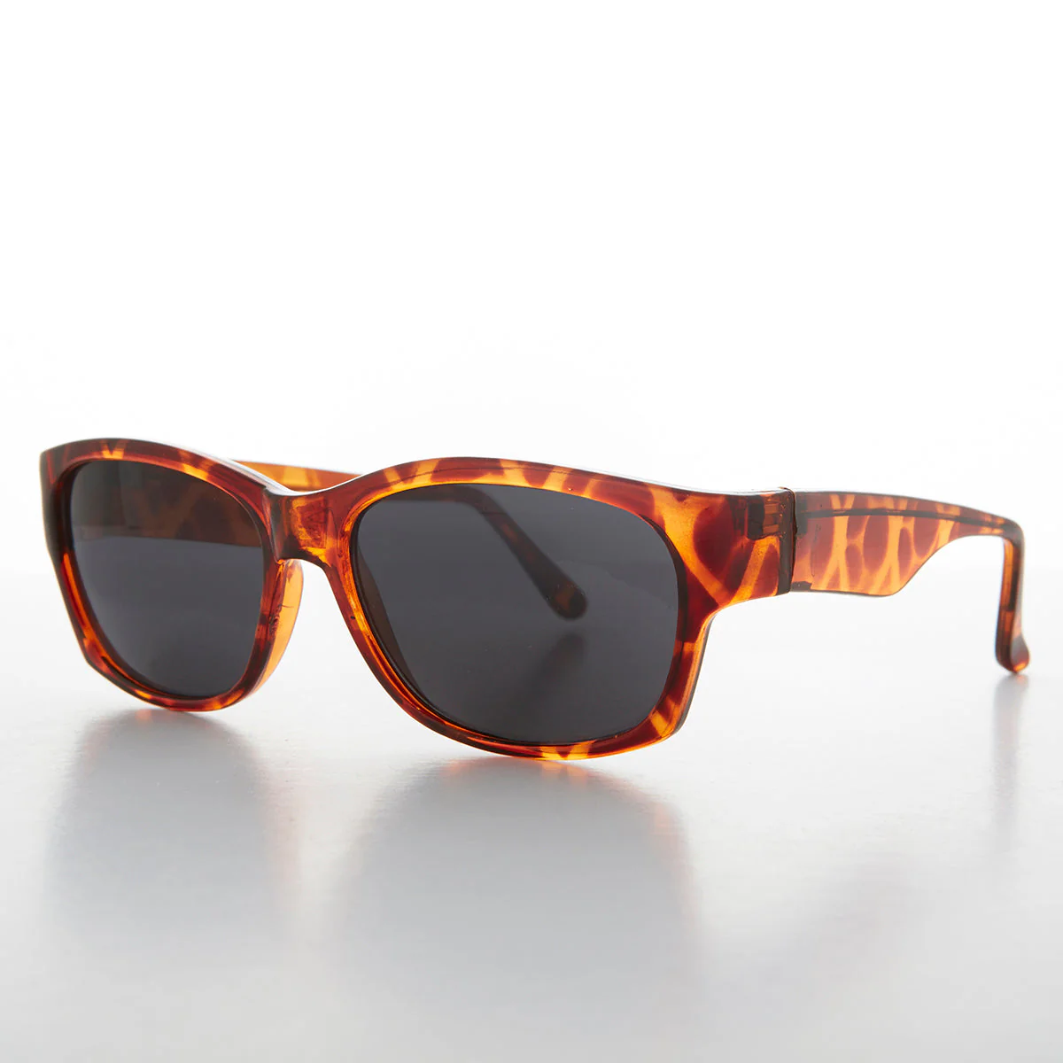 Sporty Vintage Wrap Style Sunglass with Wide Temples - Wiley - Image 8