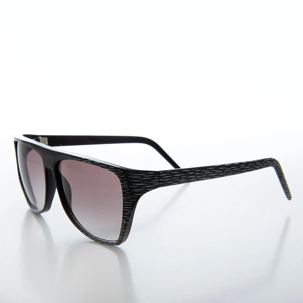 Square 80s Unisex Vintage Sunglasses - Evelin - Image 2