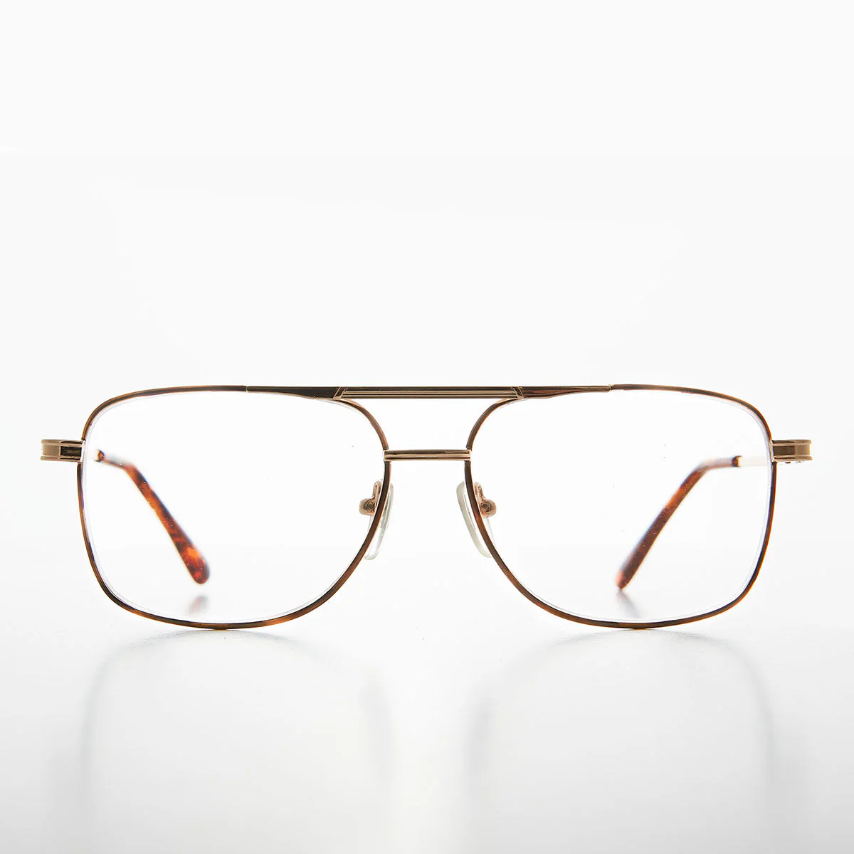 Square Aviator Vintage Reading Glasses - Frasier 2 - Image 3
