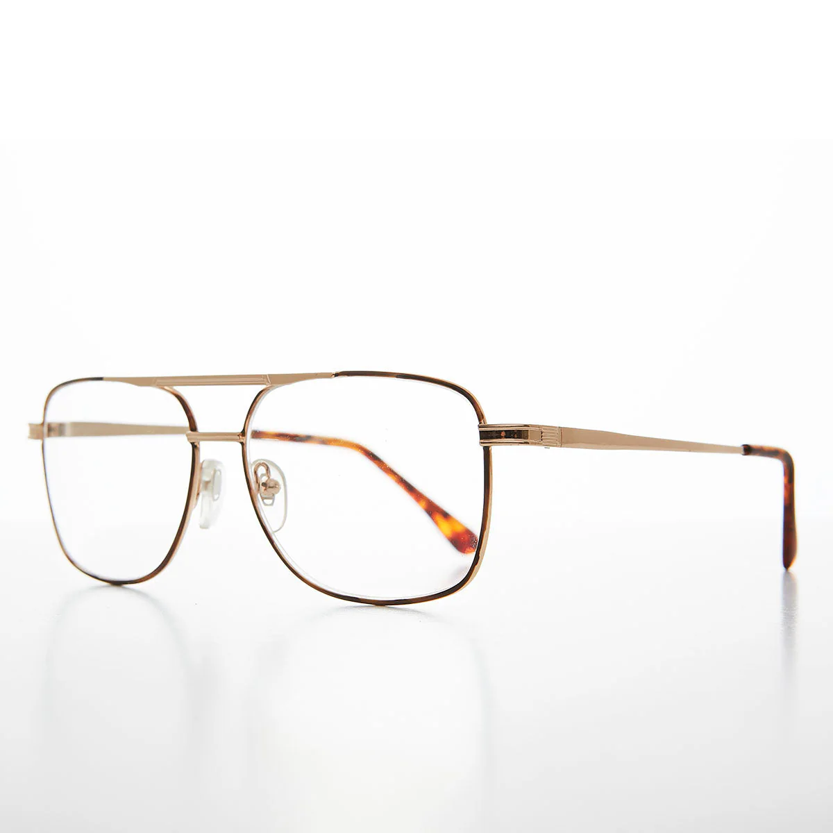 Square Aviator Vintage Reading Glasses - Frasier 2 - Image 4