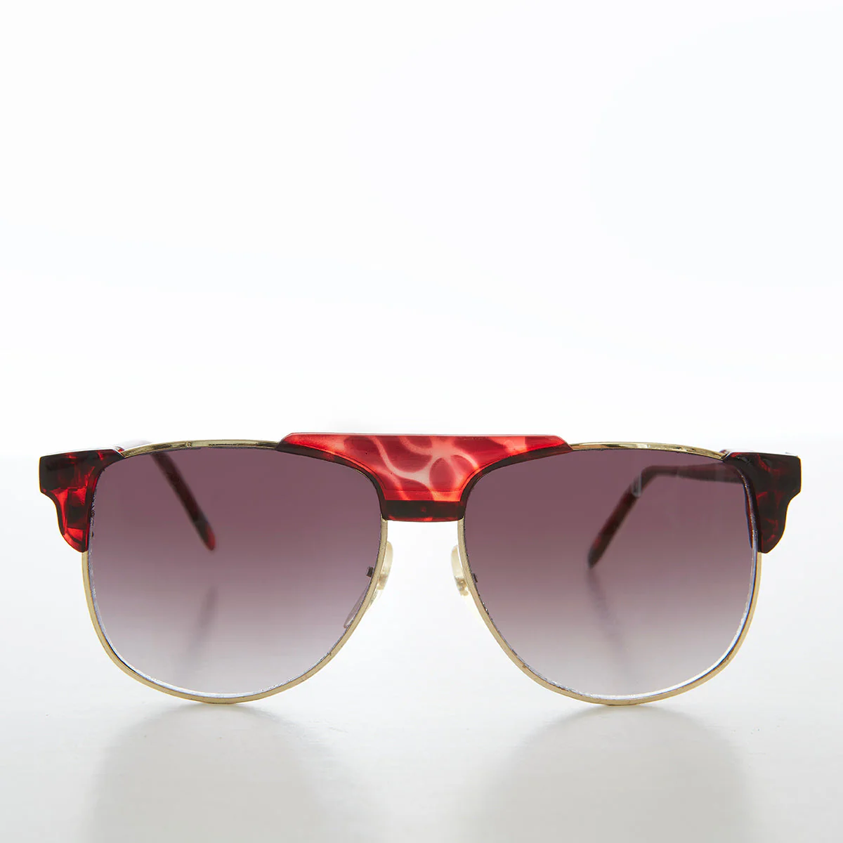 Square Unisex 80s Vintage Sunglasses - Kennith - Image 5