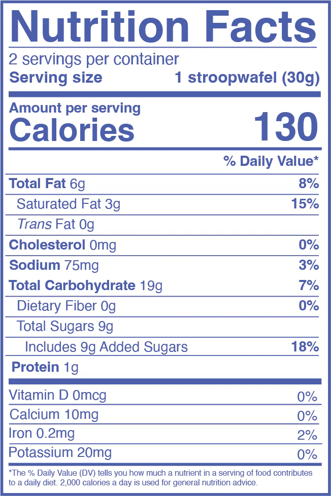 Stroop Club Coffee Caramel Plant Based and Organic Stroopwafels Box - 12 packs x 2-pack case - Image 7