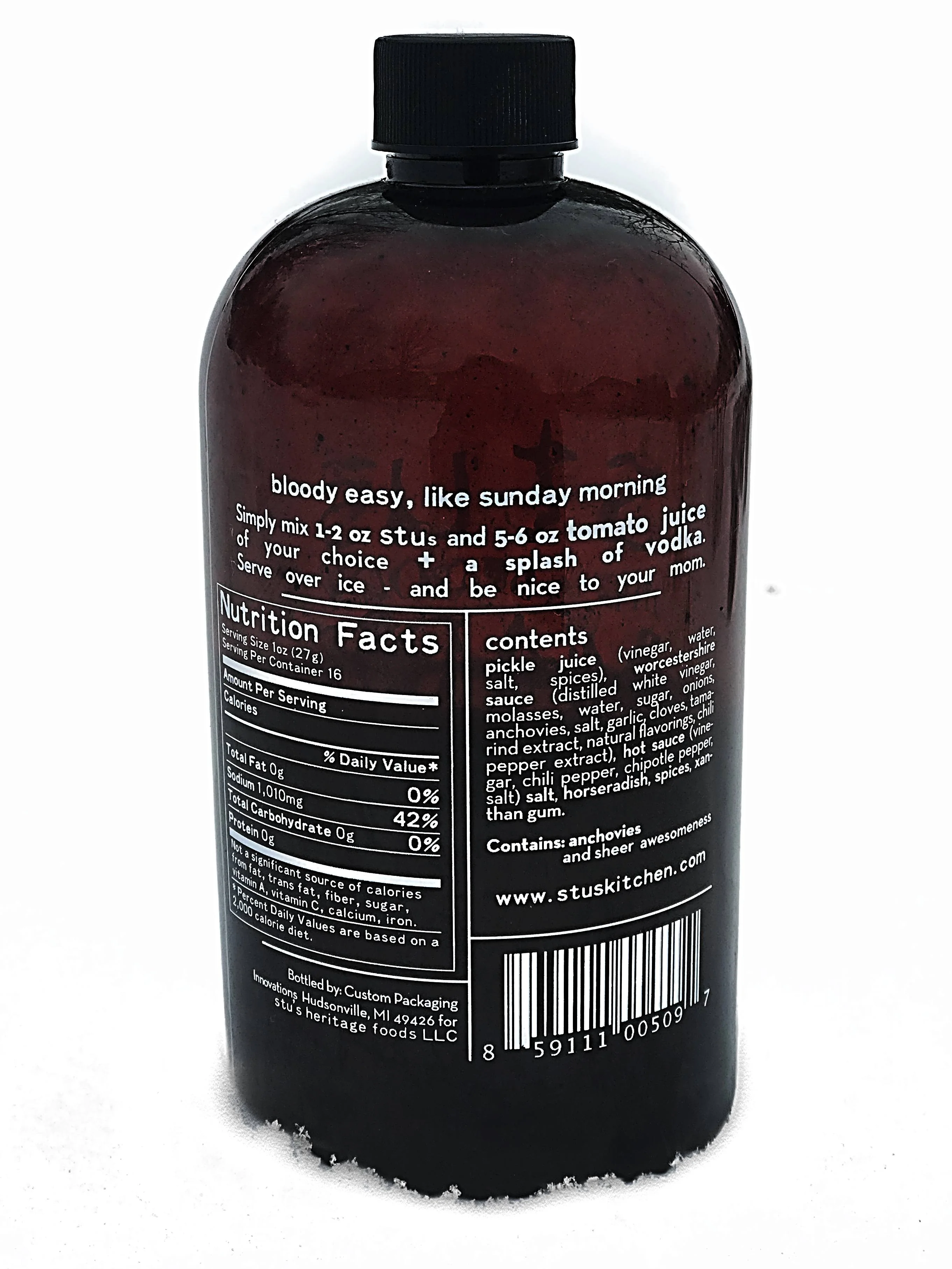Stu's Smoked Jalapeno No. 3 - Bloody Mary Concentrate - Image 4