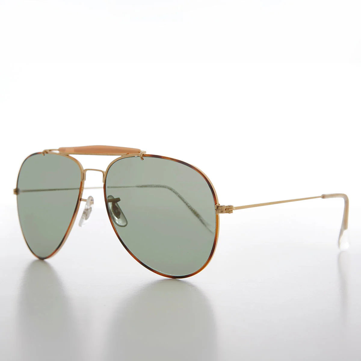 Teardrop Pilot Sunglass with Glass Lens - Thasos - Image 2