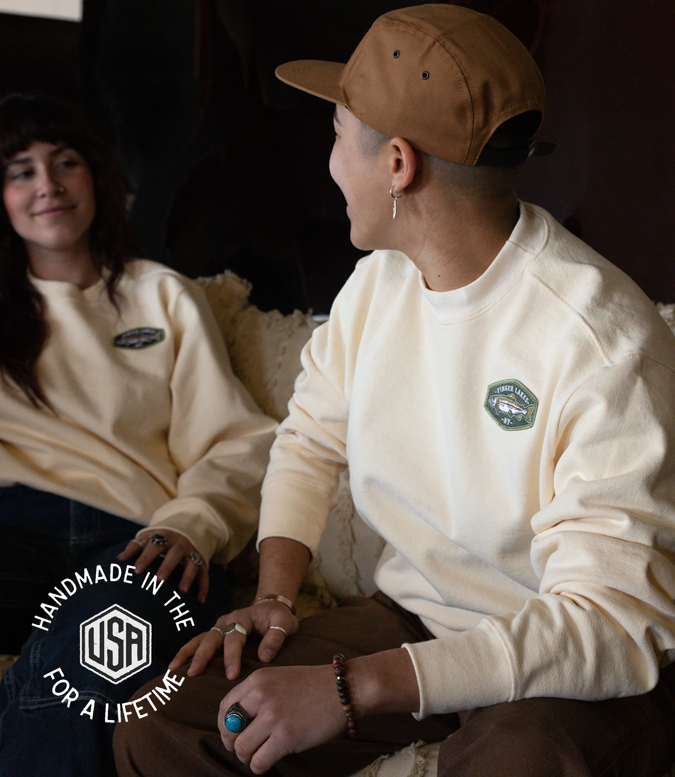 The Local Branch Trout Heavyweight Sweatshirt  - USA Made