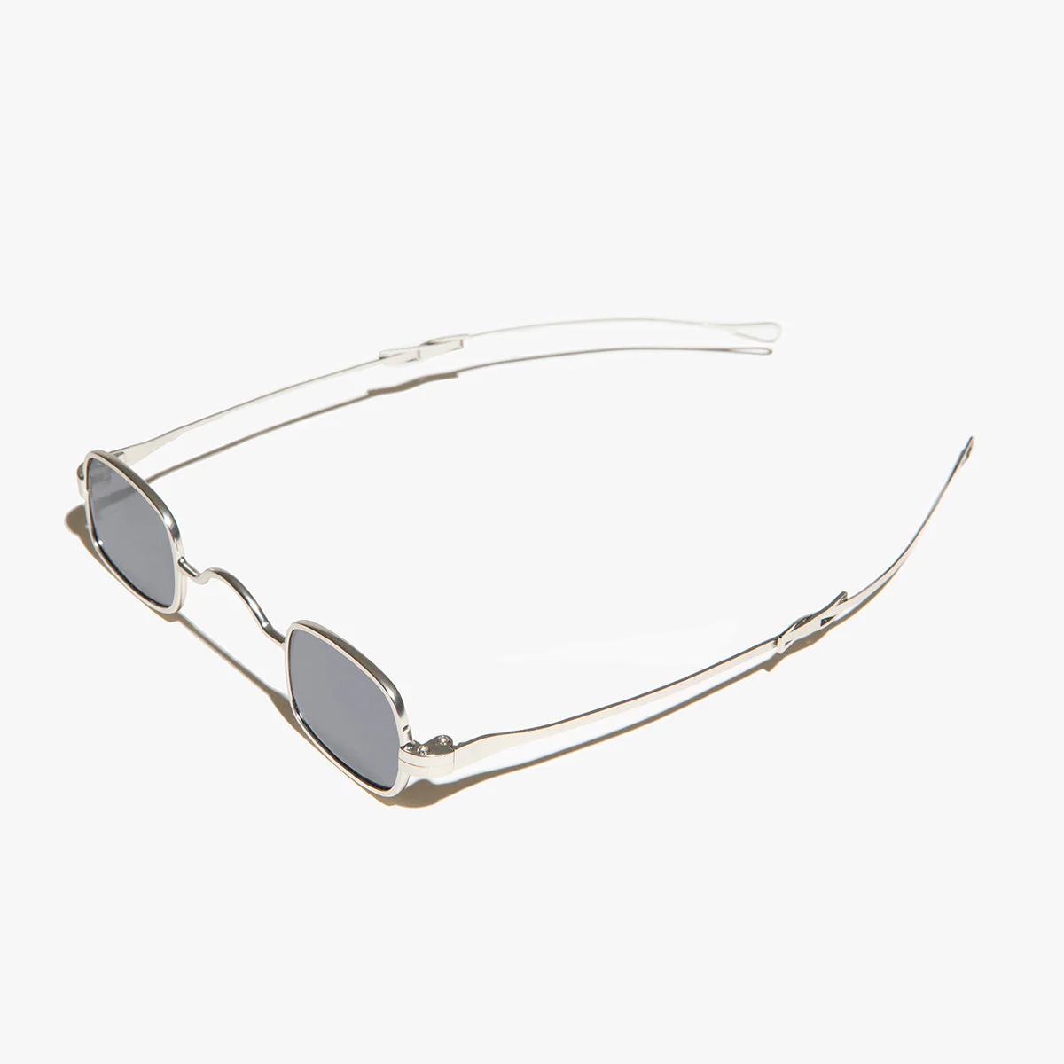 Tiny Rectangular Spectacle Sunglass with Sliding Temples - Kane - Image 10