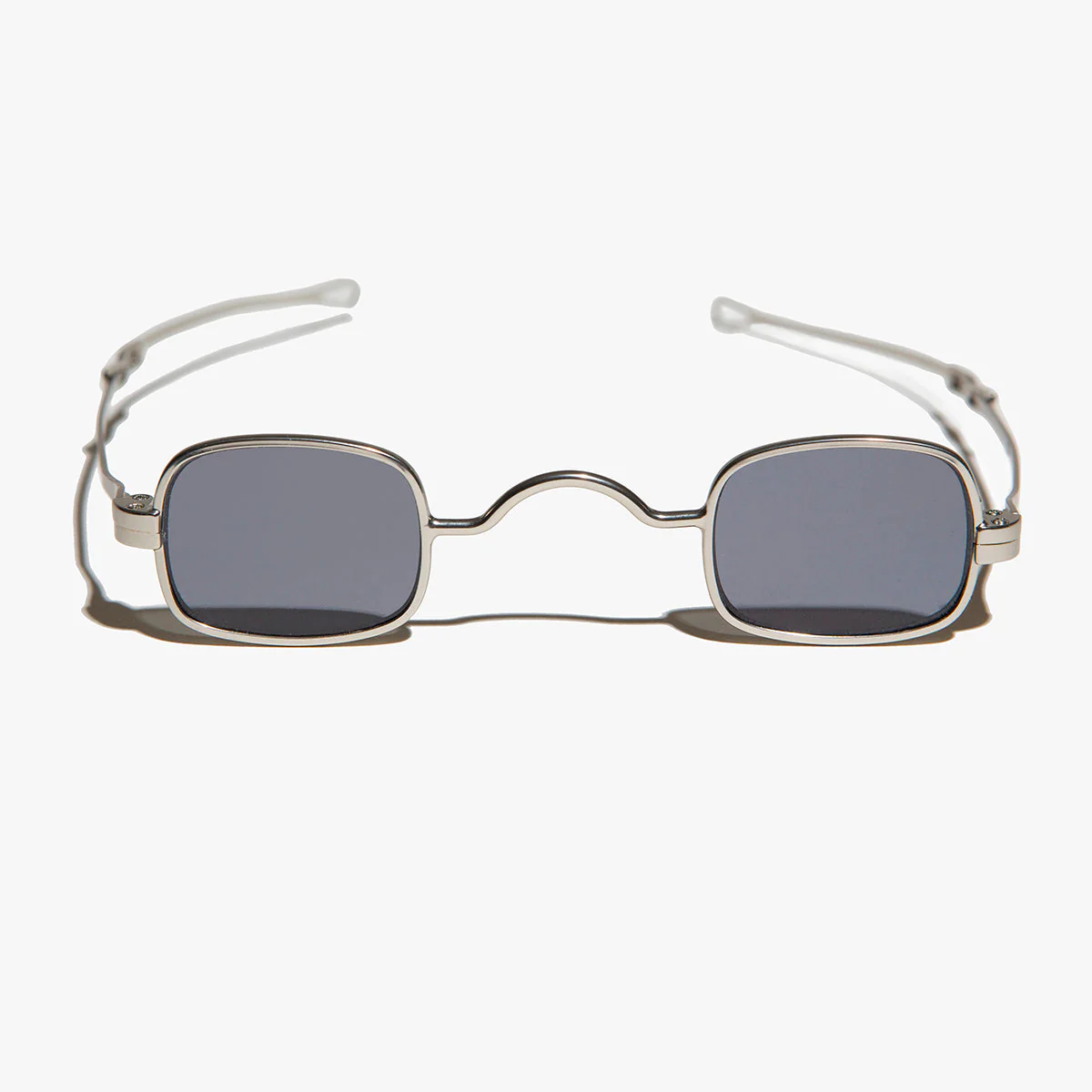 Tiny Rectangular Spectacle Sunglass with Sliding Temples - Kane - Image 13
