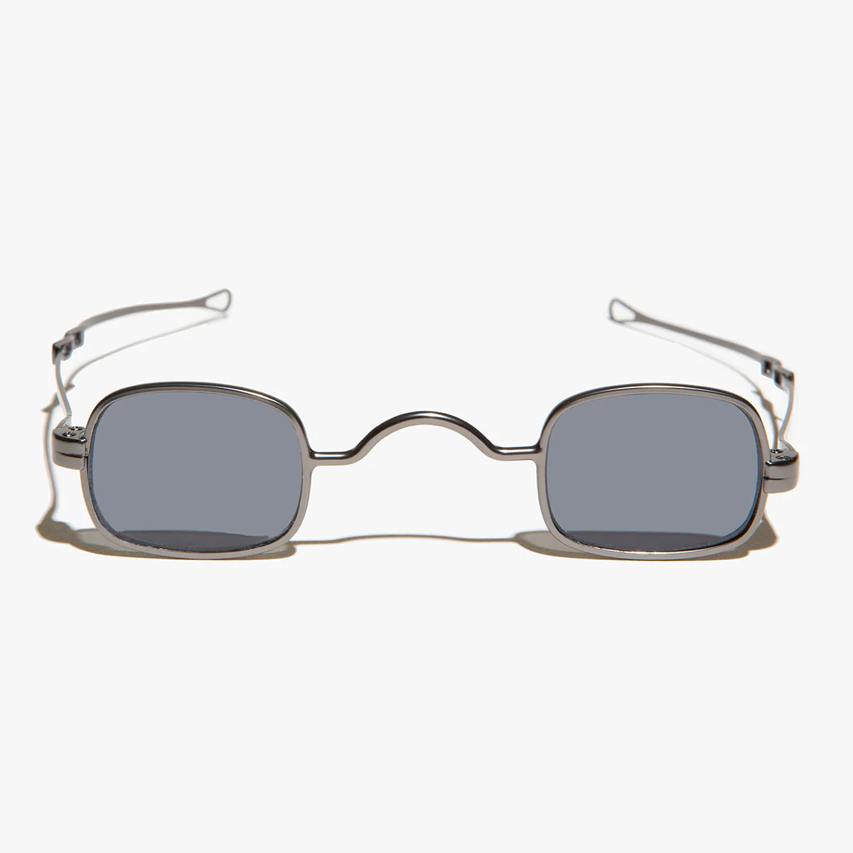 Tiny Rectangular Spectacle Sunglass with Sliding Temples - Kane - Image 16