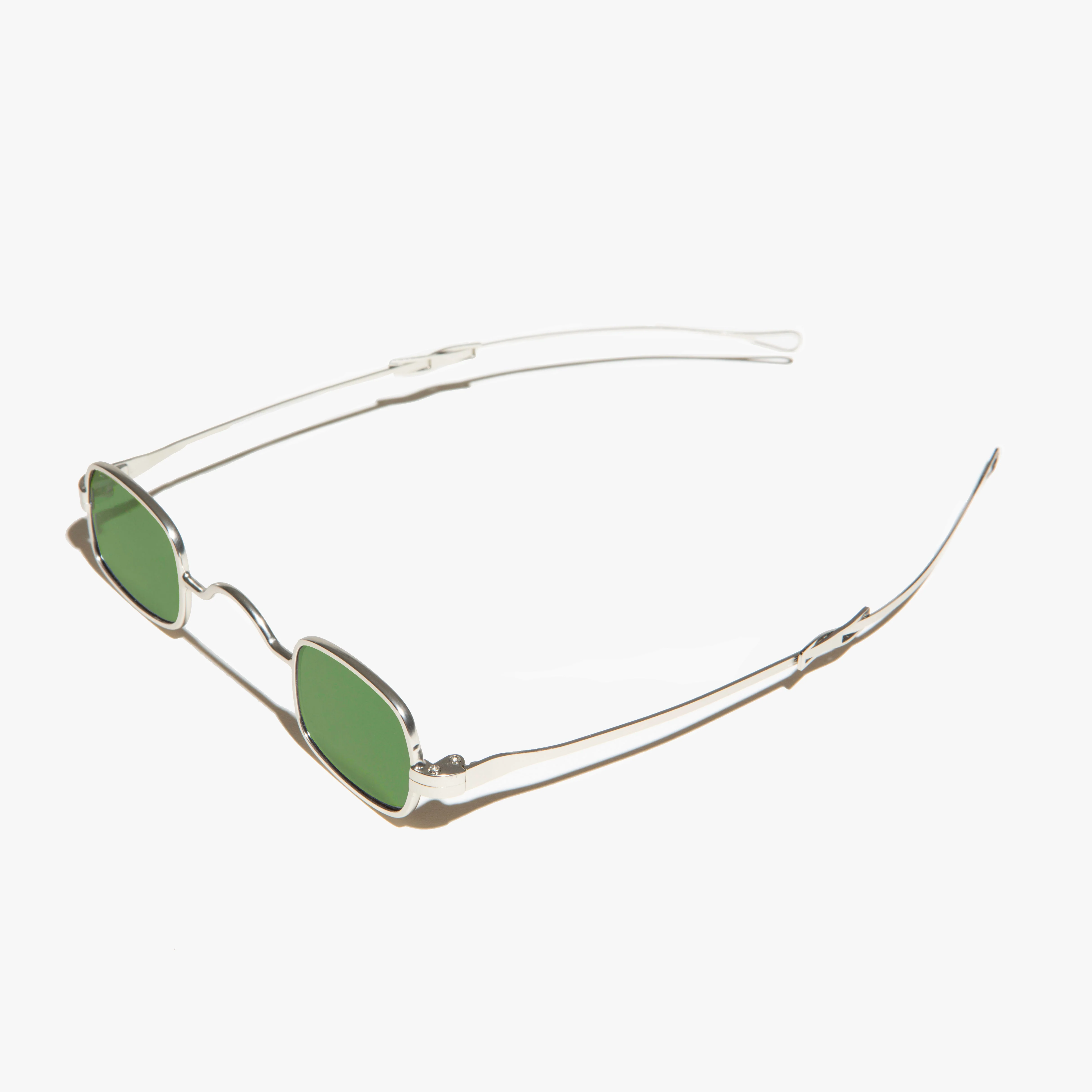 Tiny Rectangular Spectacle Sunglass with Sliding Temples - Kane - Image 4