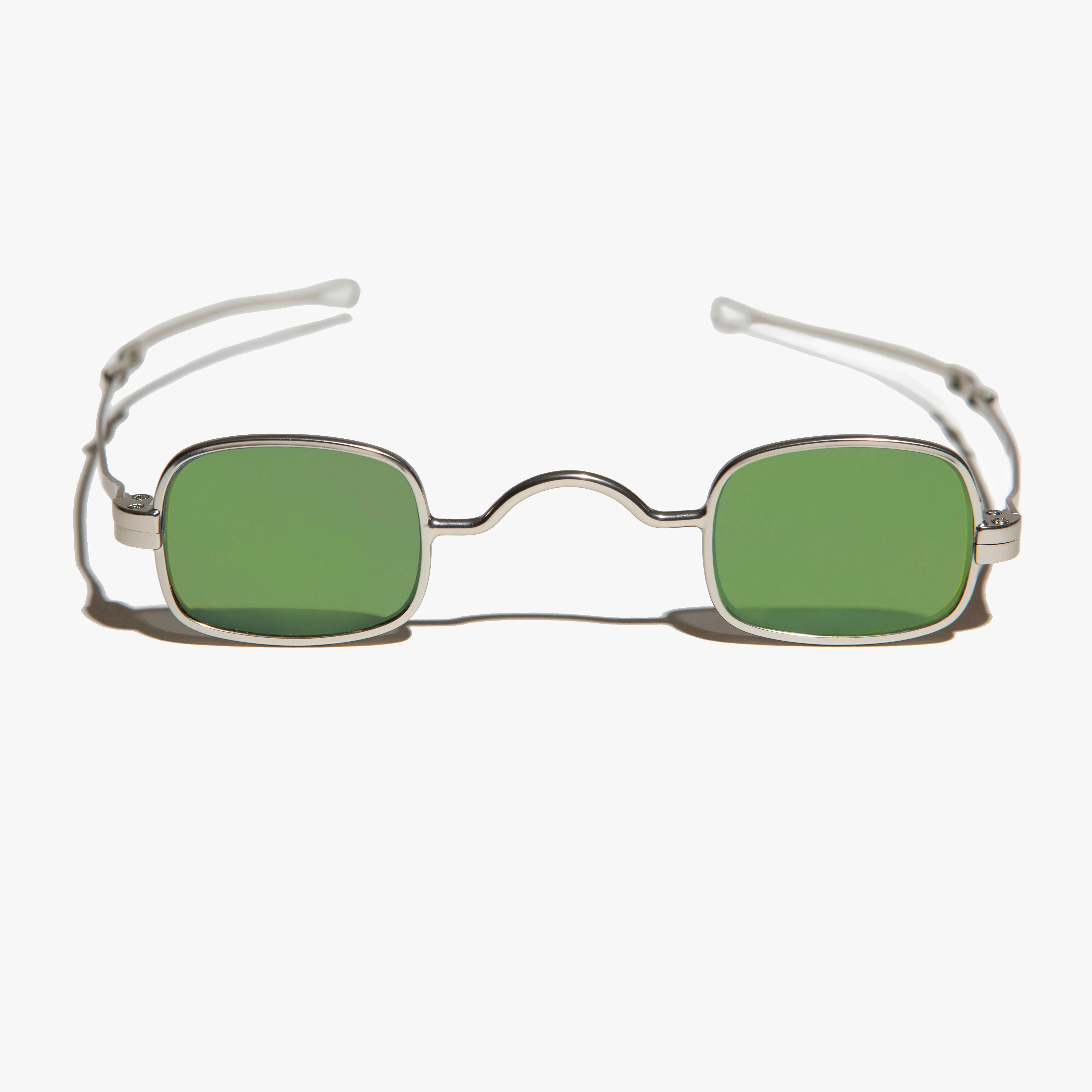 Tiny Rectangular Spectacle Sunglass with Sliding Temples - Kane - Image 6