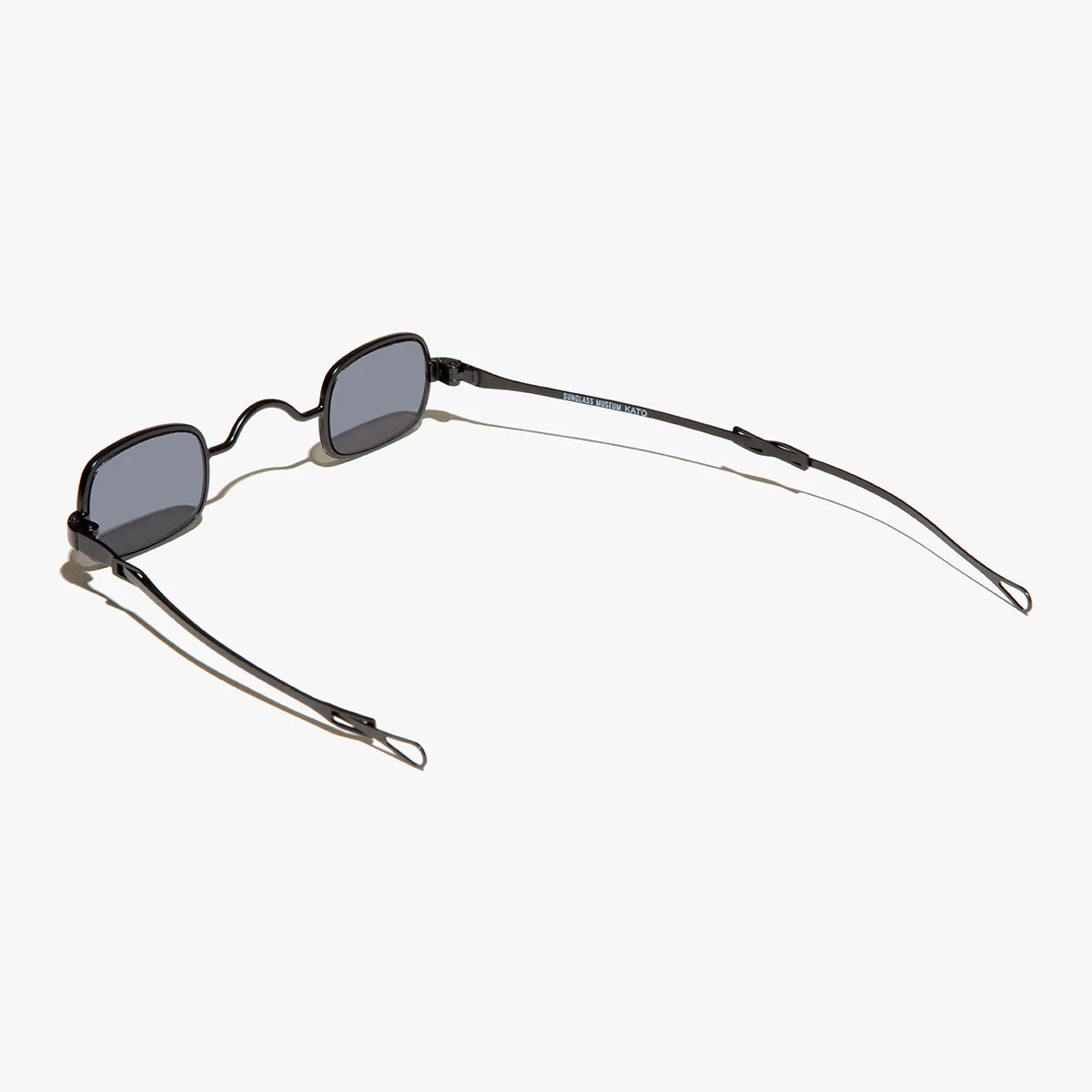 Tiny Rectangular Spectacle Sunglass with Sliding Temples - Kane - Image 8