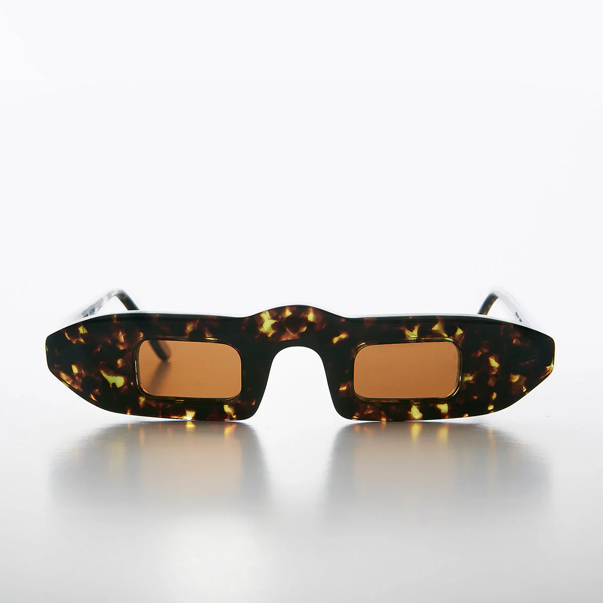 Tortoiseshell Polarized Steampunk Sunglass - Hitomi