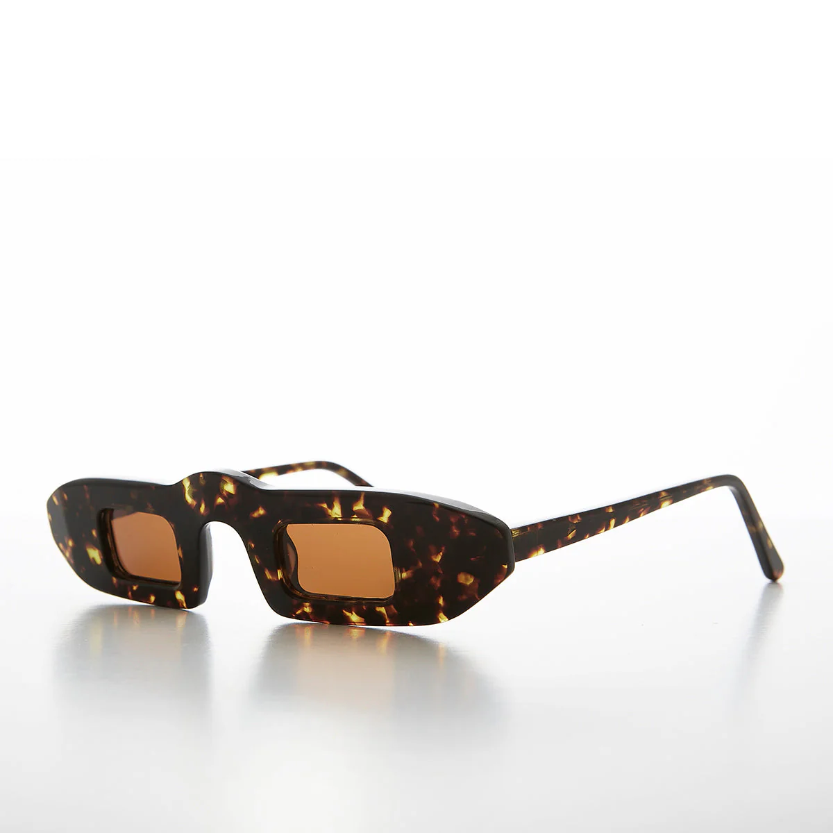 Tortoiseshell Polarized Steampunk Sunglass - Hitomi - Image 2