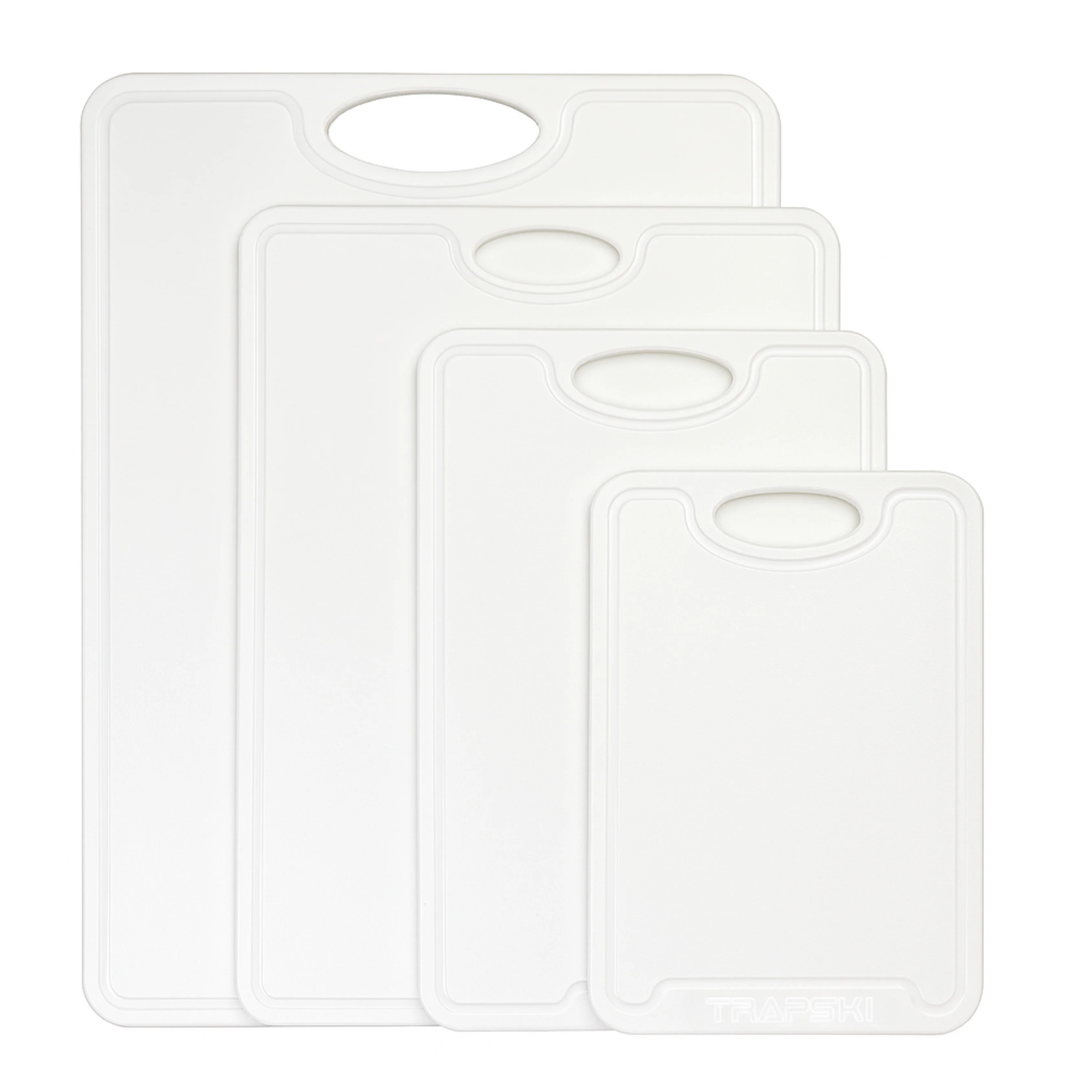 TRAPSKI Premium 1/2 Inch Thick HDPE Cutting Boards | Food-Grade Kitchen Prep Surface | Juice Grooves | Made in the USA - Image 14