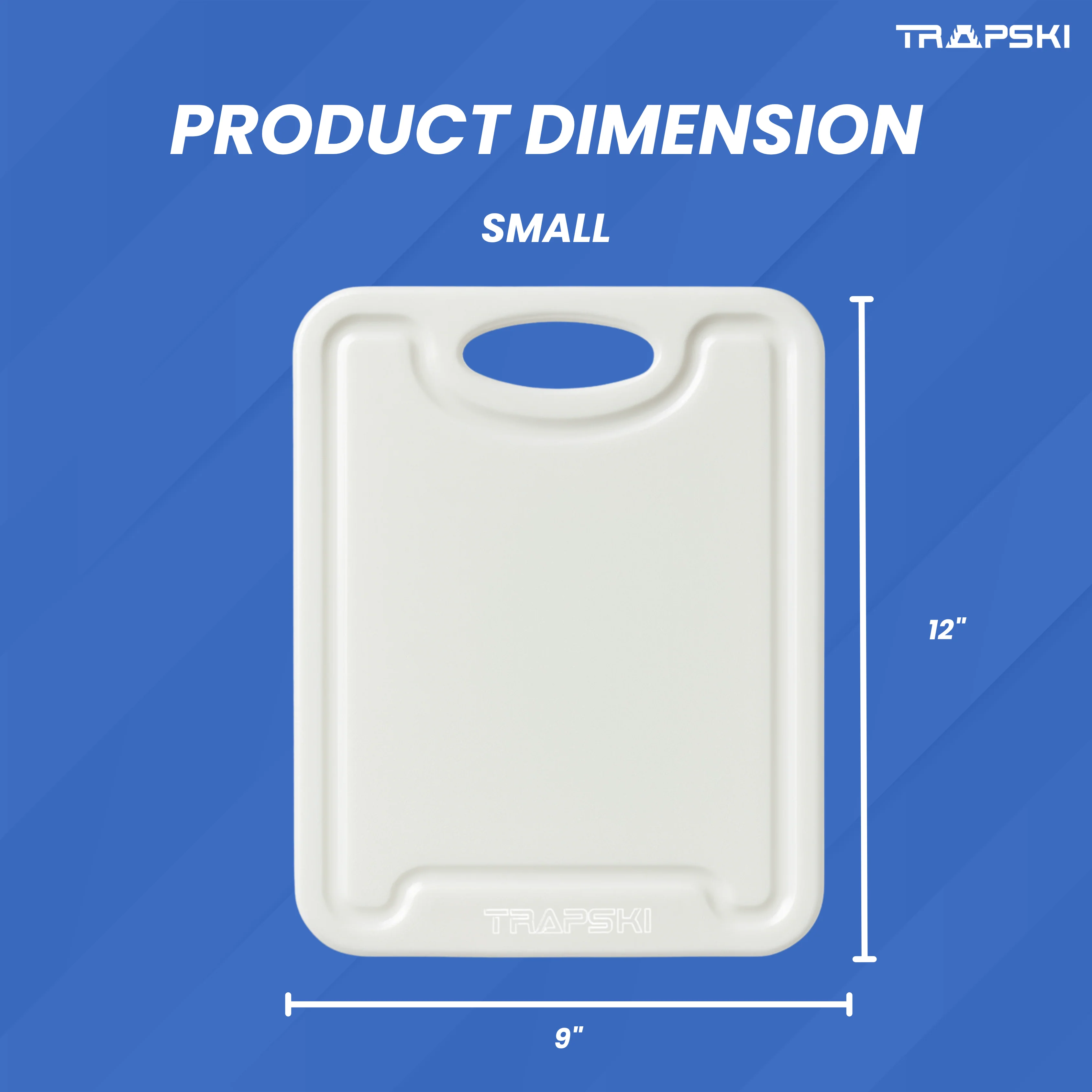 TRAPSKI Premium 1/2 Inch Thick HDPE Cutting Boards | Food-Grade Kitchen Prep Surface | Juice Grooves | Made in the USA - Image 16