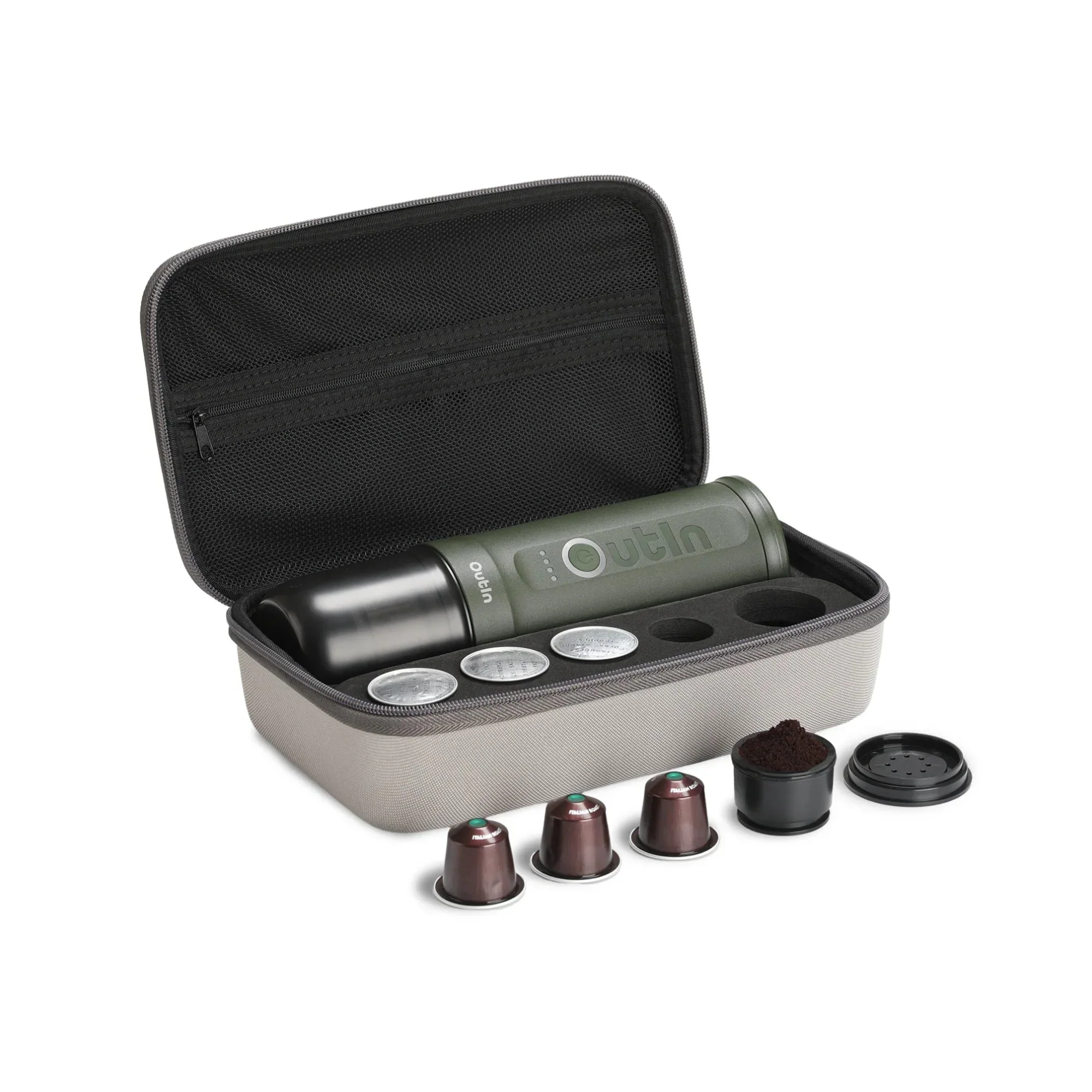Traveler Espresso Gift Set (Forest Green) - Image 2
