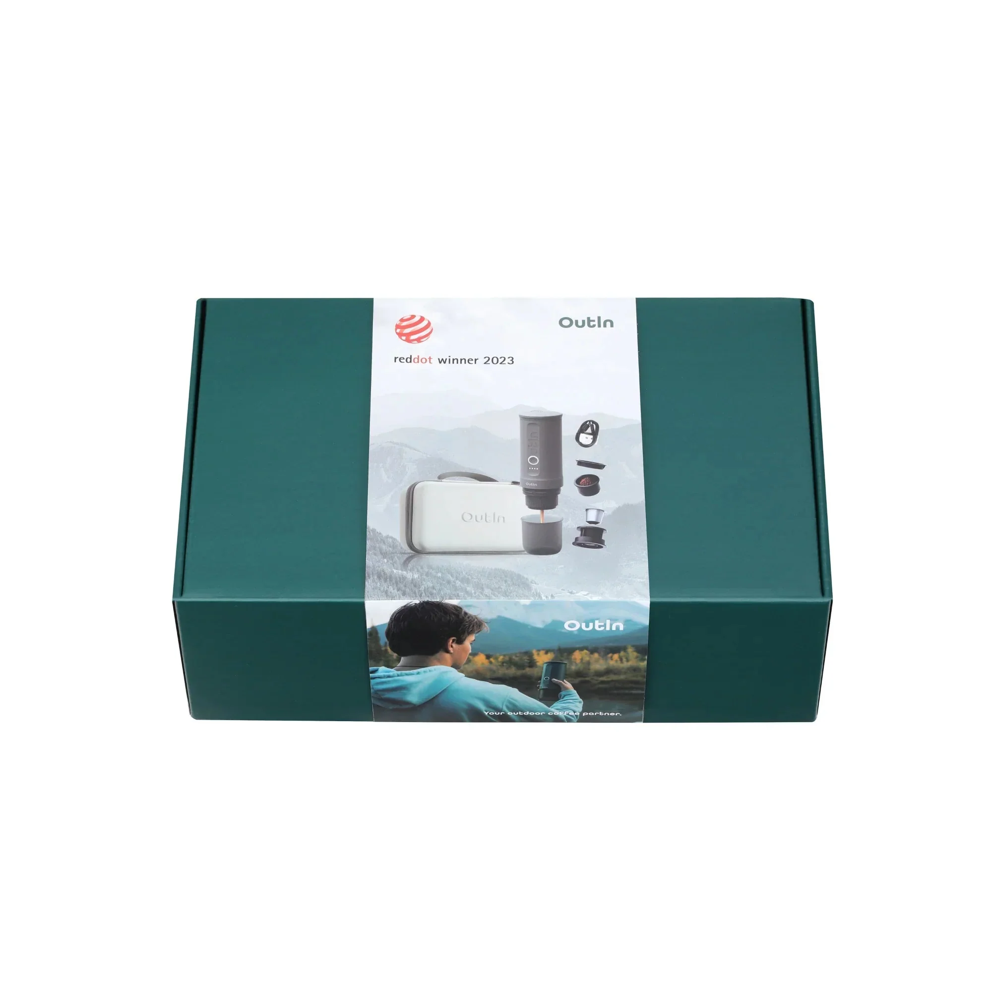 Traveler Espresso Gift Set (Forest Green) - Image 4