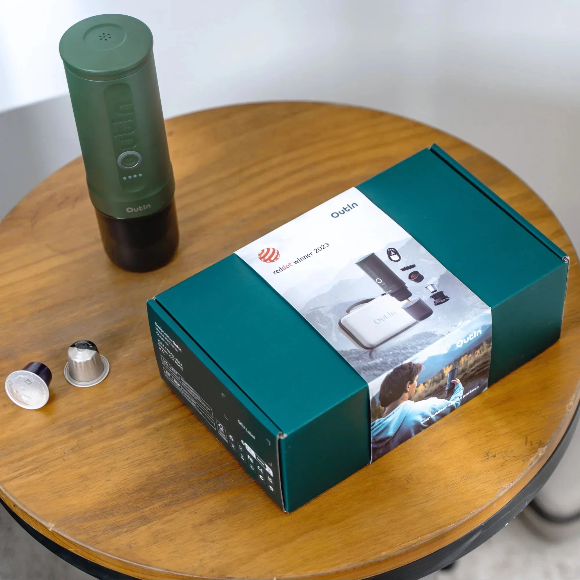 Traveler Espresso Gift Set (Forest Green) - Image 7