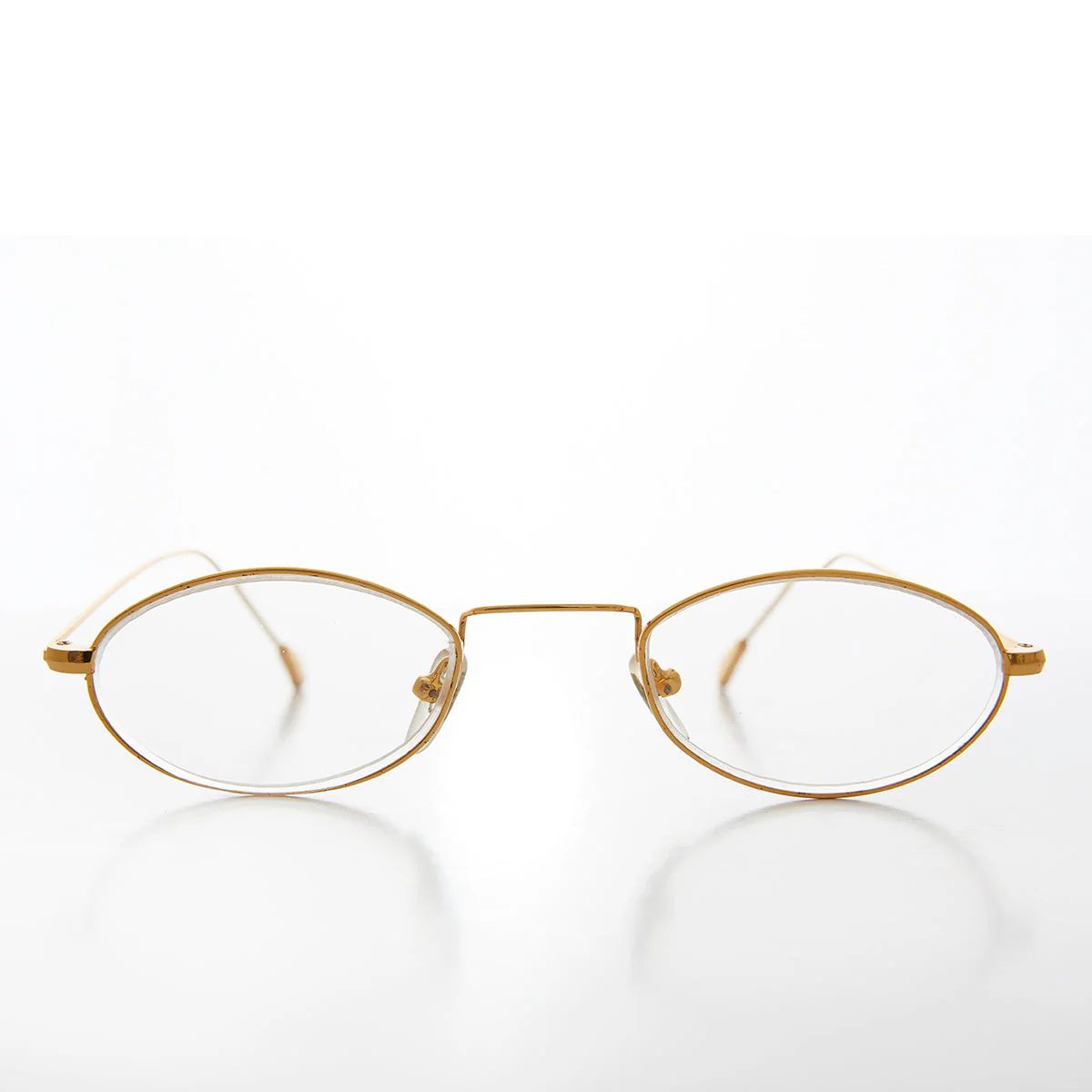 Ultra Lightweight Gold Reading Glasses - Sappho - Image 2