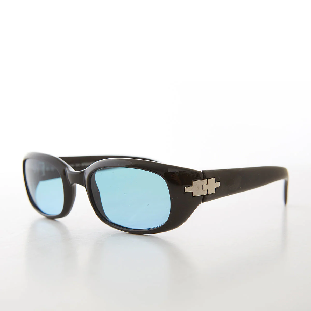 Unisex Rectangle Mod Vintage Sunglasses - Collins - Image 2